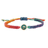What Once Was 14K Gold Rainbow Braided Bracelet - True Colors