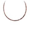 Raw Chocolate Diamond 14K Gold Faceted Stone Choker with Talisman Clip