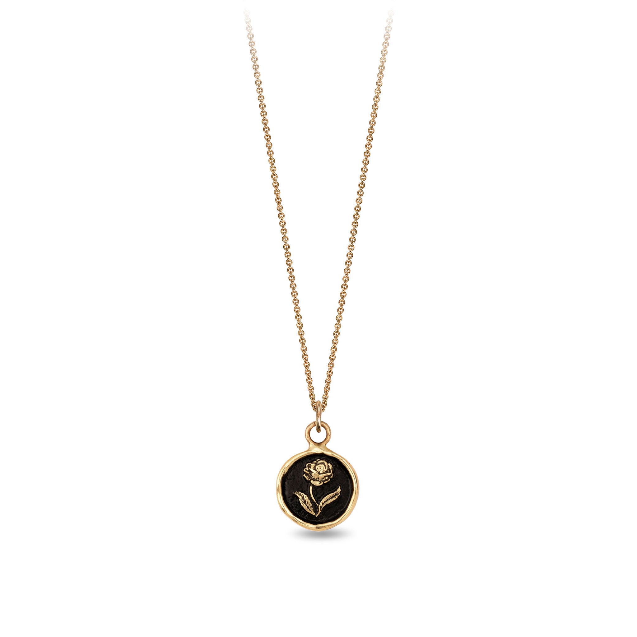 Rose 14K Gold Talisman NO CHAIN NO CHAIN - Main Image