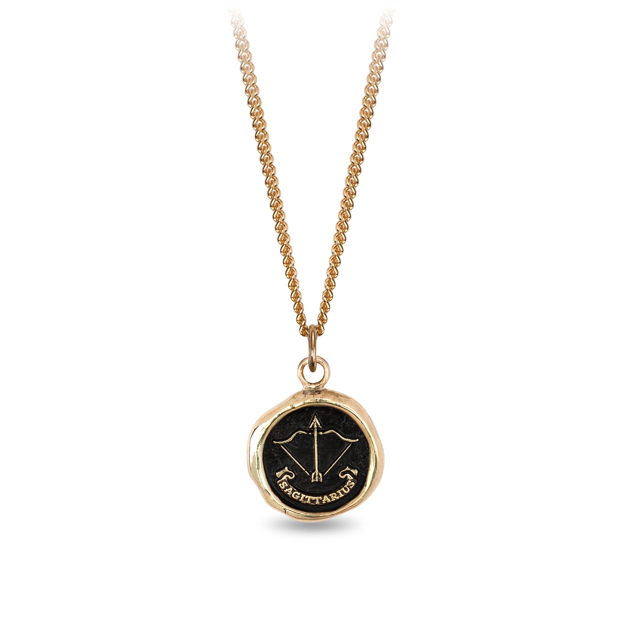 Sagittarius 14K Gold Zodiac Talisman