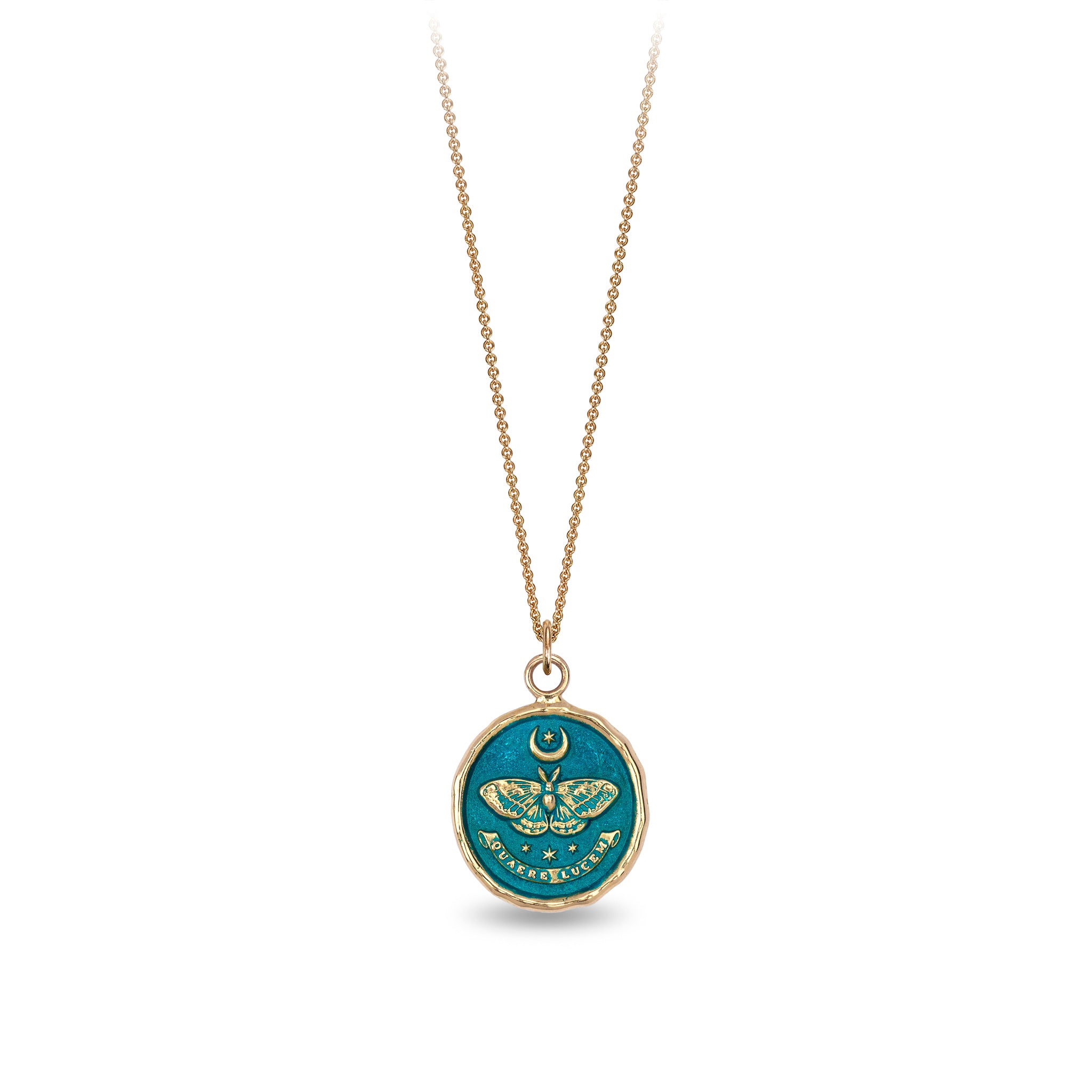 Seek the Light 14K Gold Talisman - True Colors