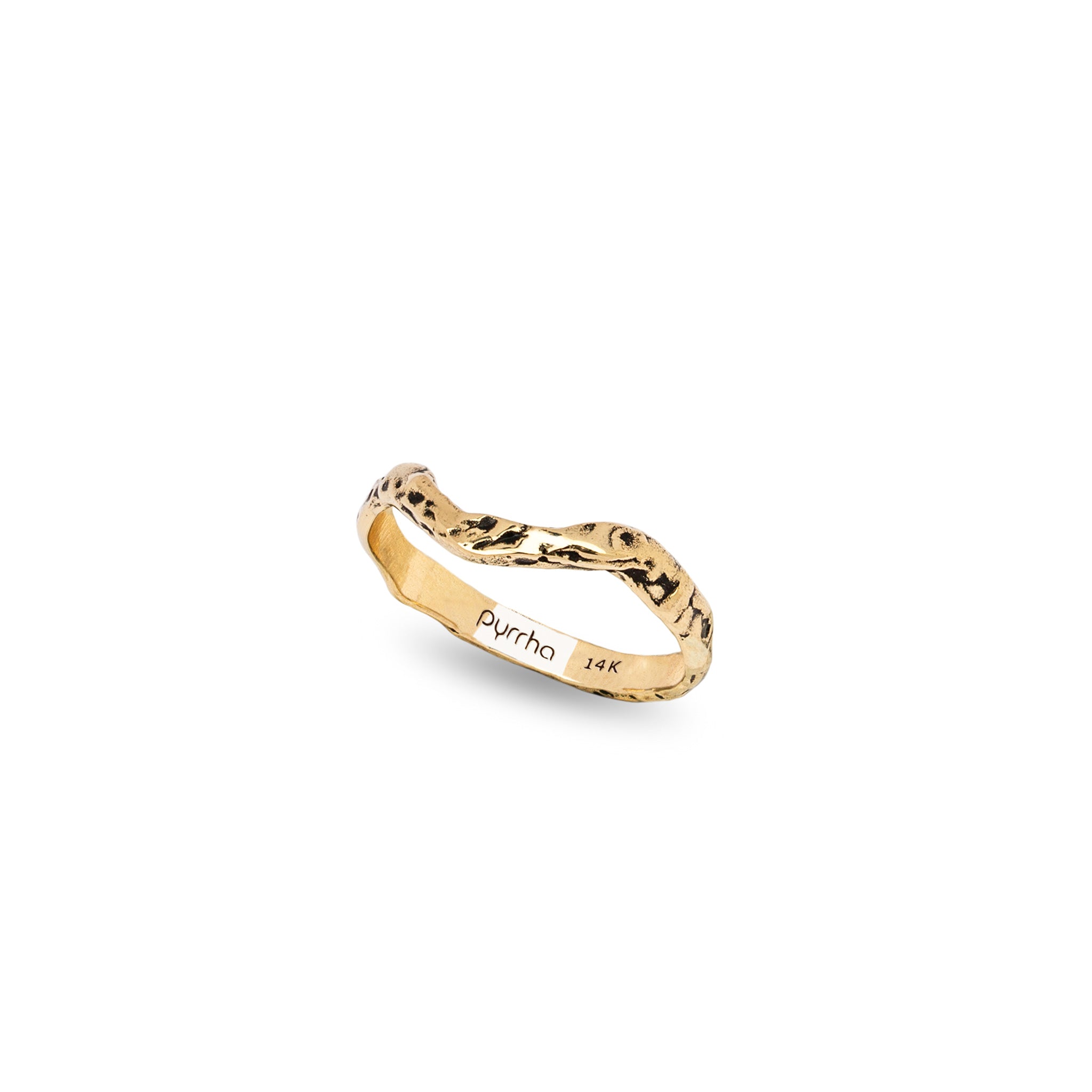 Pyrrha 14k Solid Gold Ring offers size 6