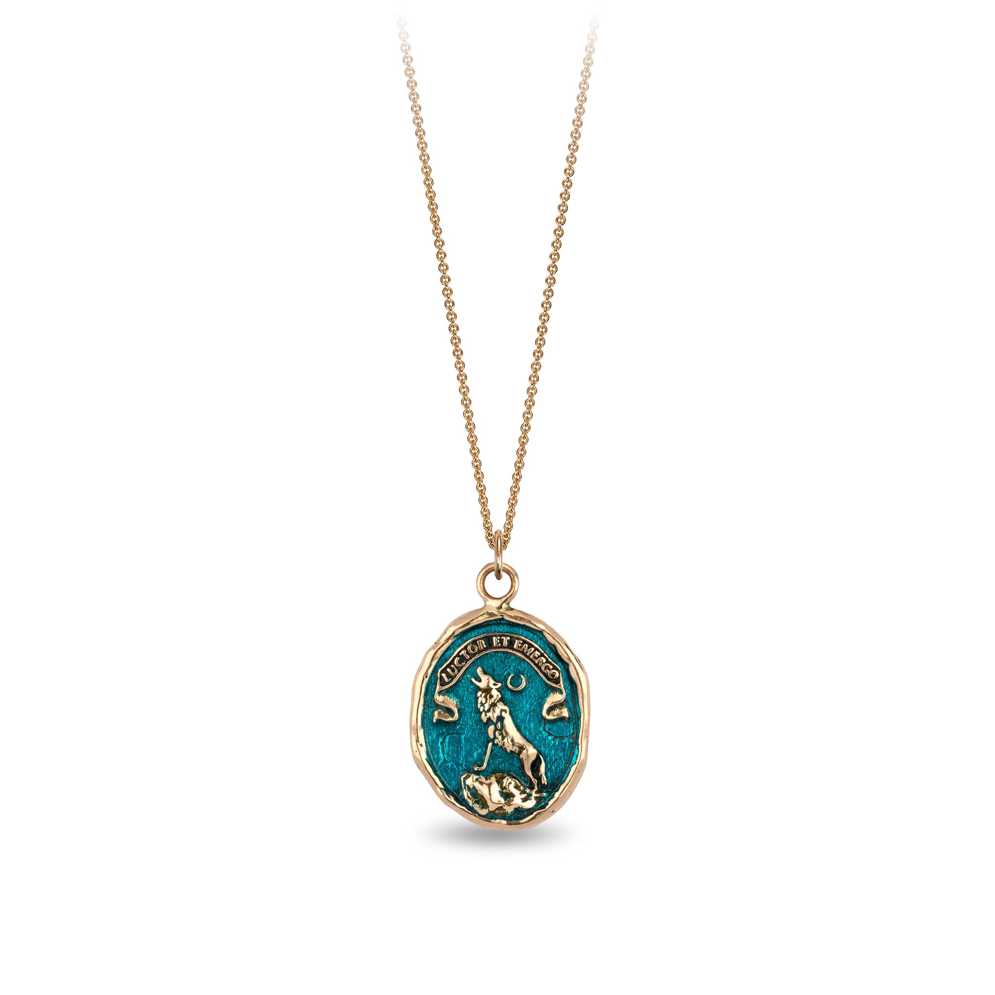 Struggle and Emerge 14K Gold Talisman - True Colors