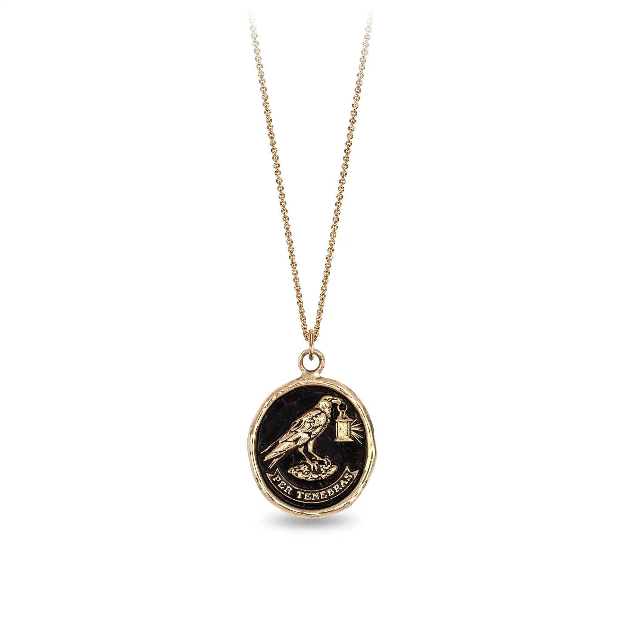 Through Darkness 14K Gold Talisman