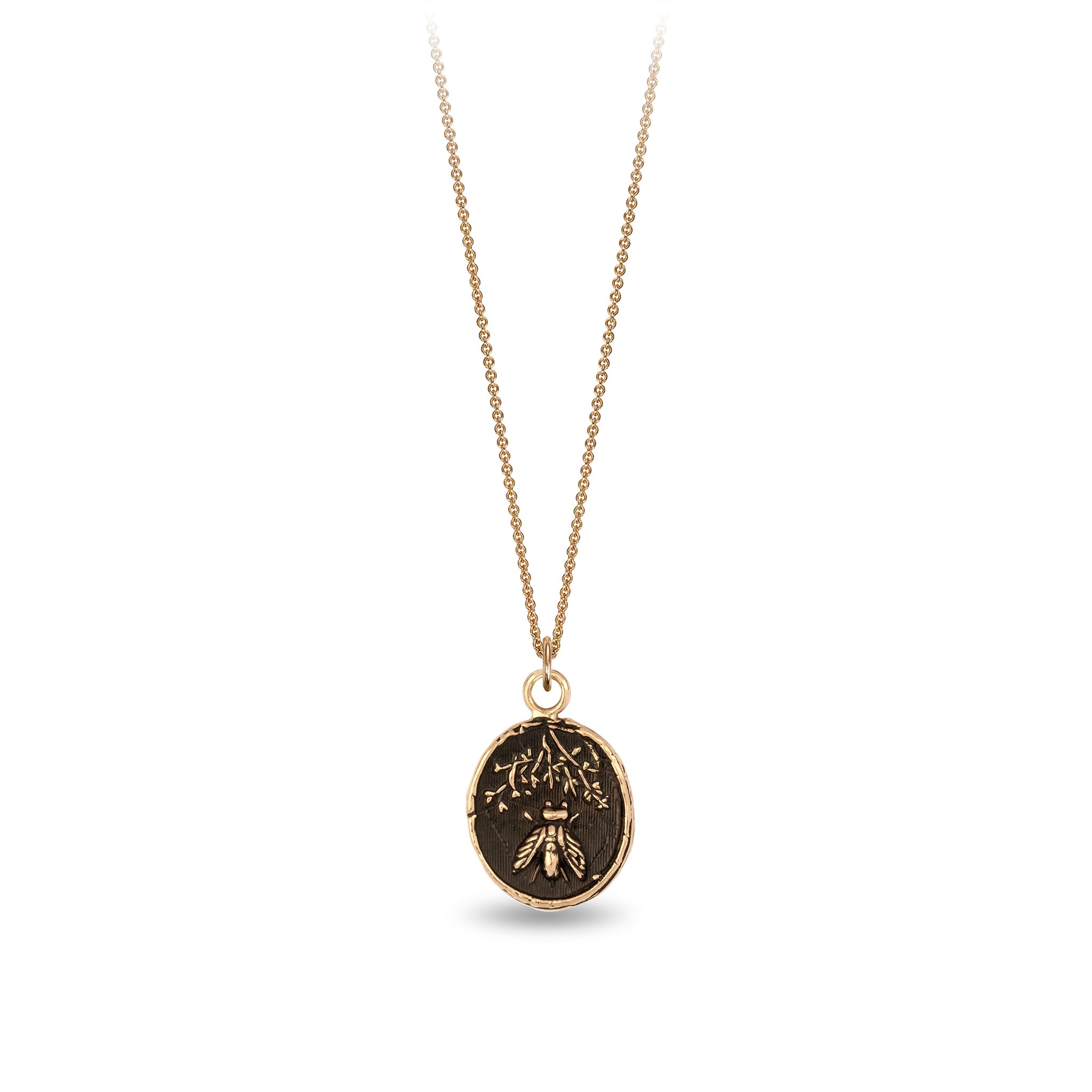 Tireless 14K Gold Talisman