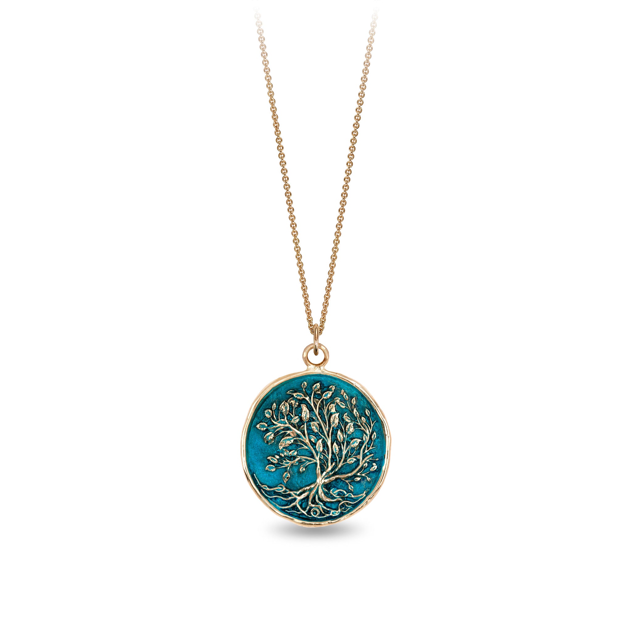 Tree of Life 14K Gold Talisman - True Colors