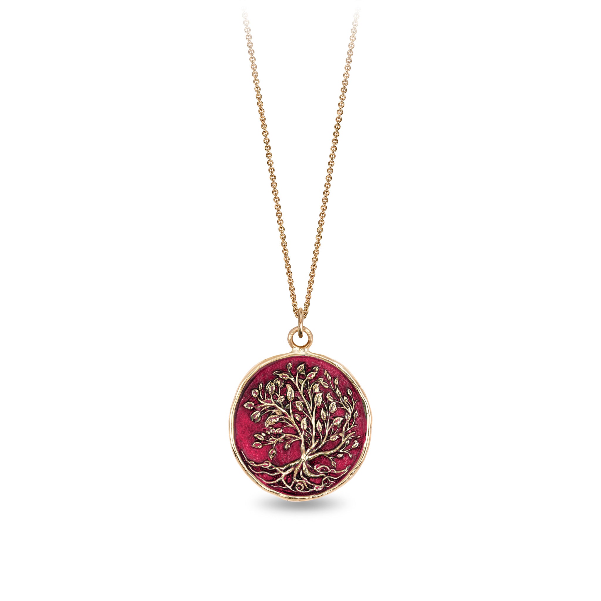 Tree of Life 14K Gold Talisman - True Colors