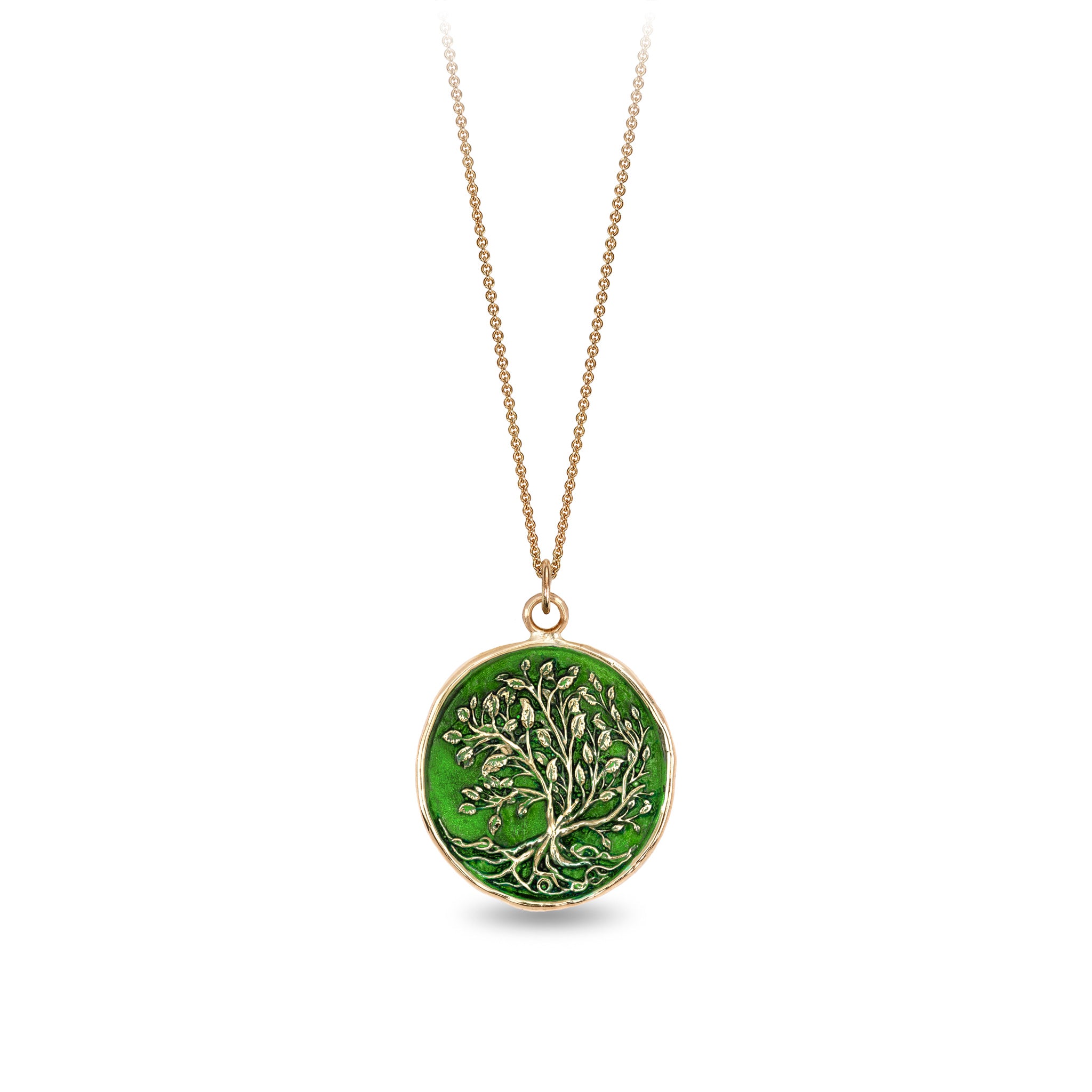 Tree of Life 14K Gold Talisman - True Colors