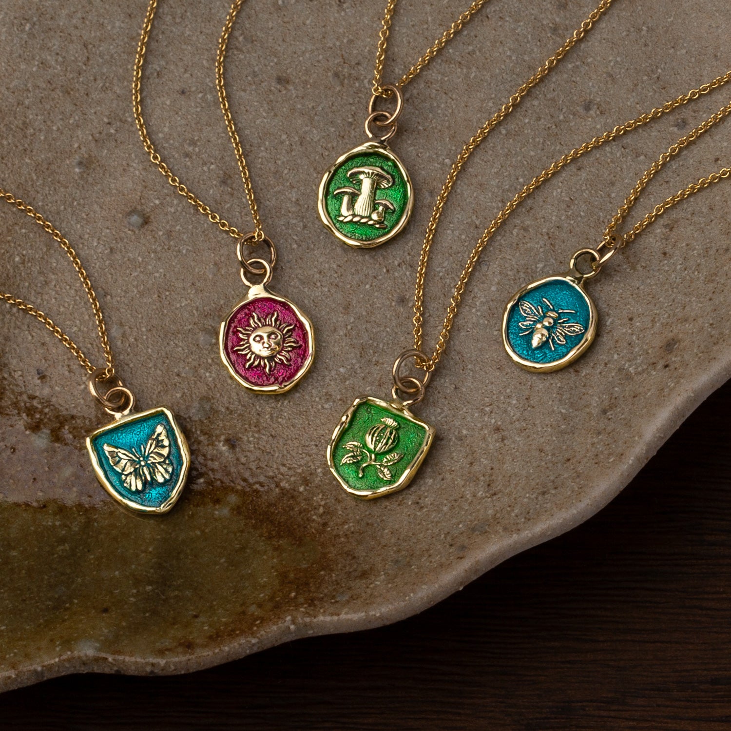 Witty 14K Gold Appreciation Talisman - True Colors