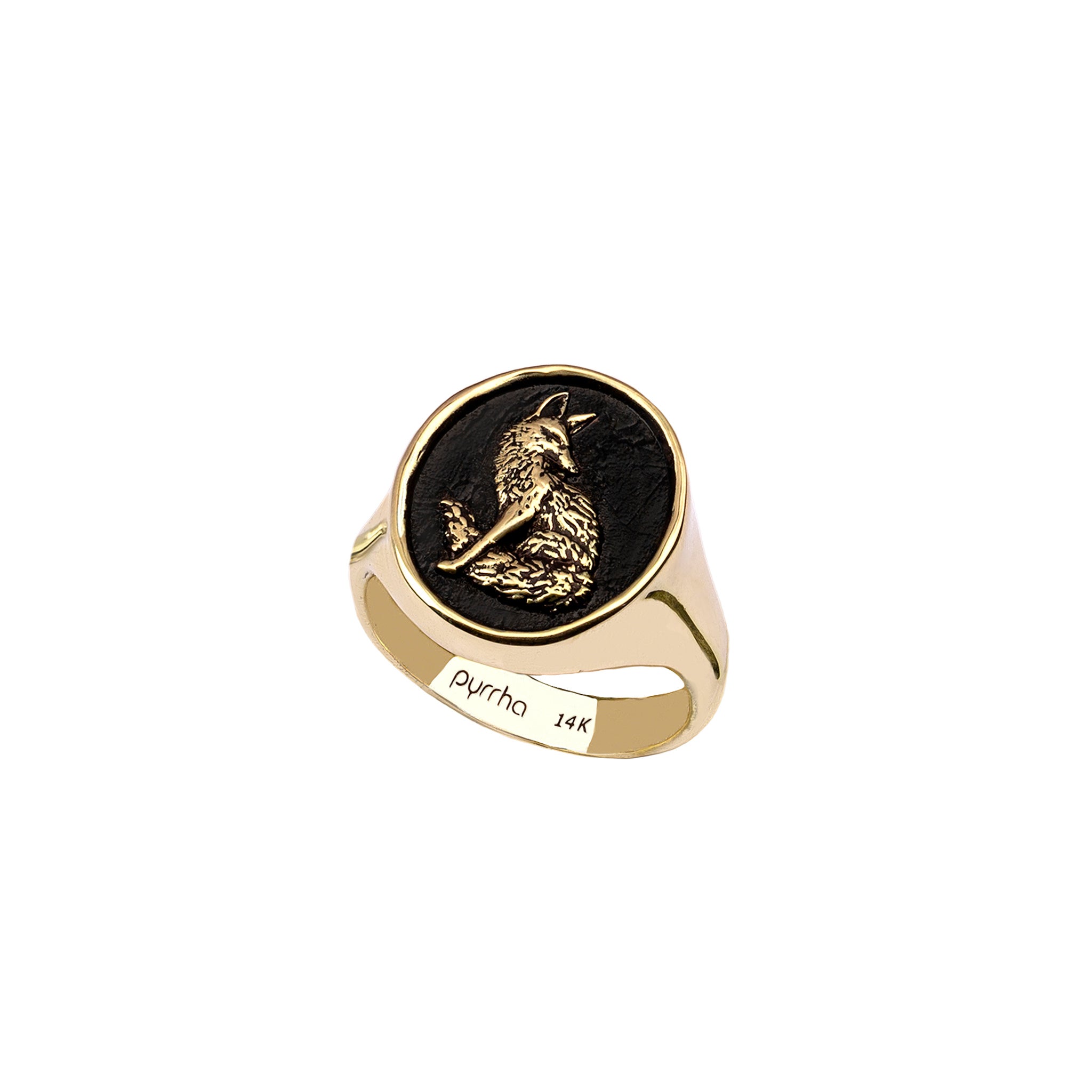 Trust in Yourself 14K Gold Signet Ring