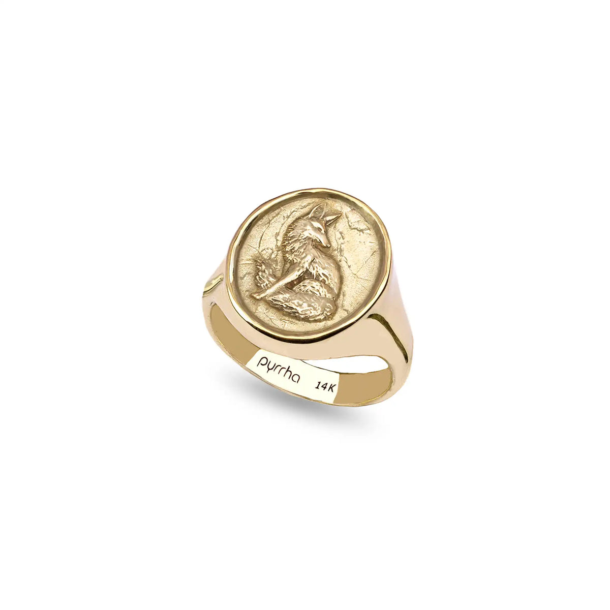 Trust in Yourself 14K Gold Signet Ring - Unveiled