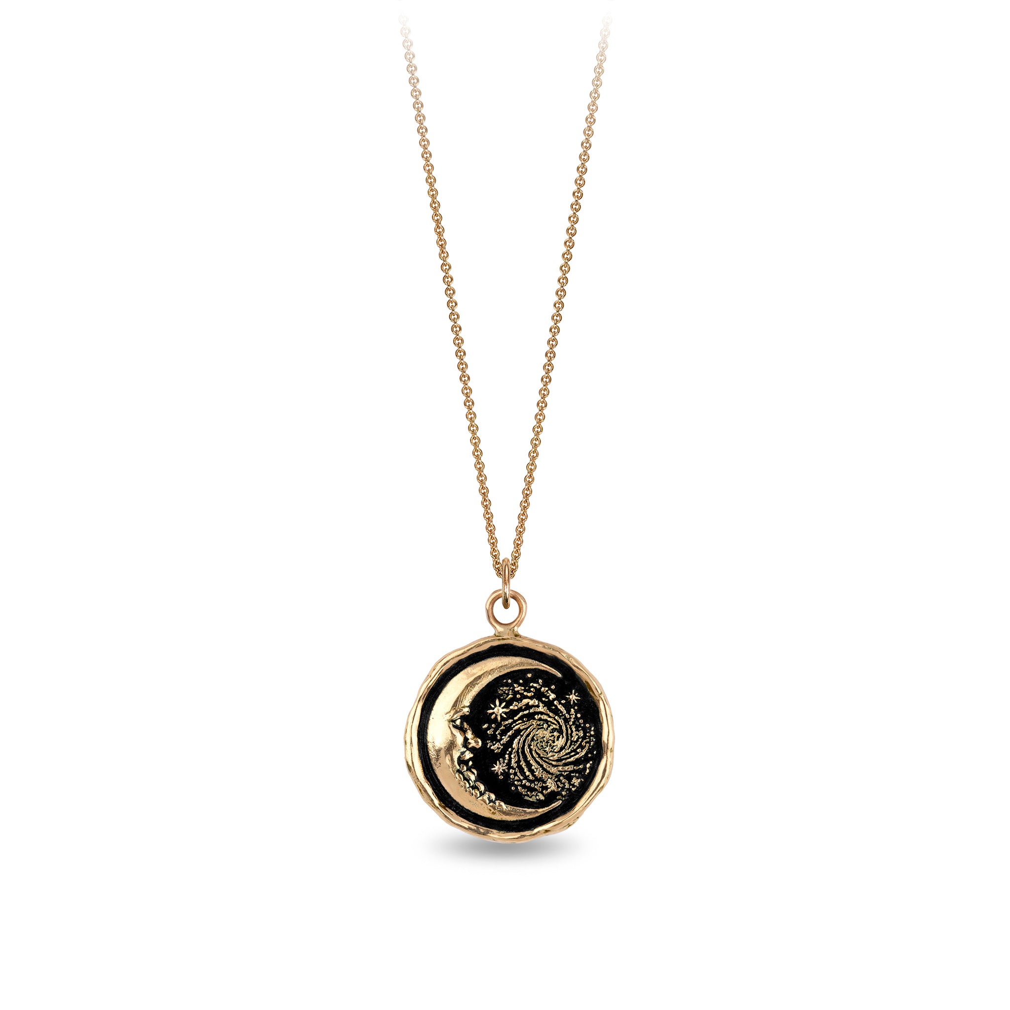 Trust the Universe 14K Gold Talisman