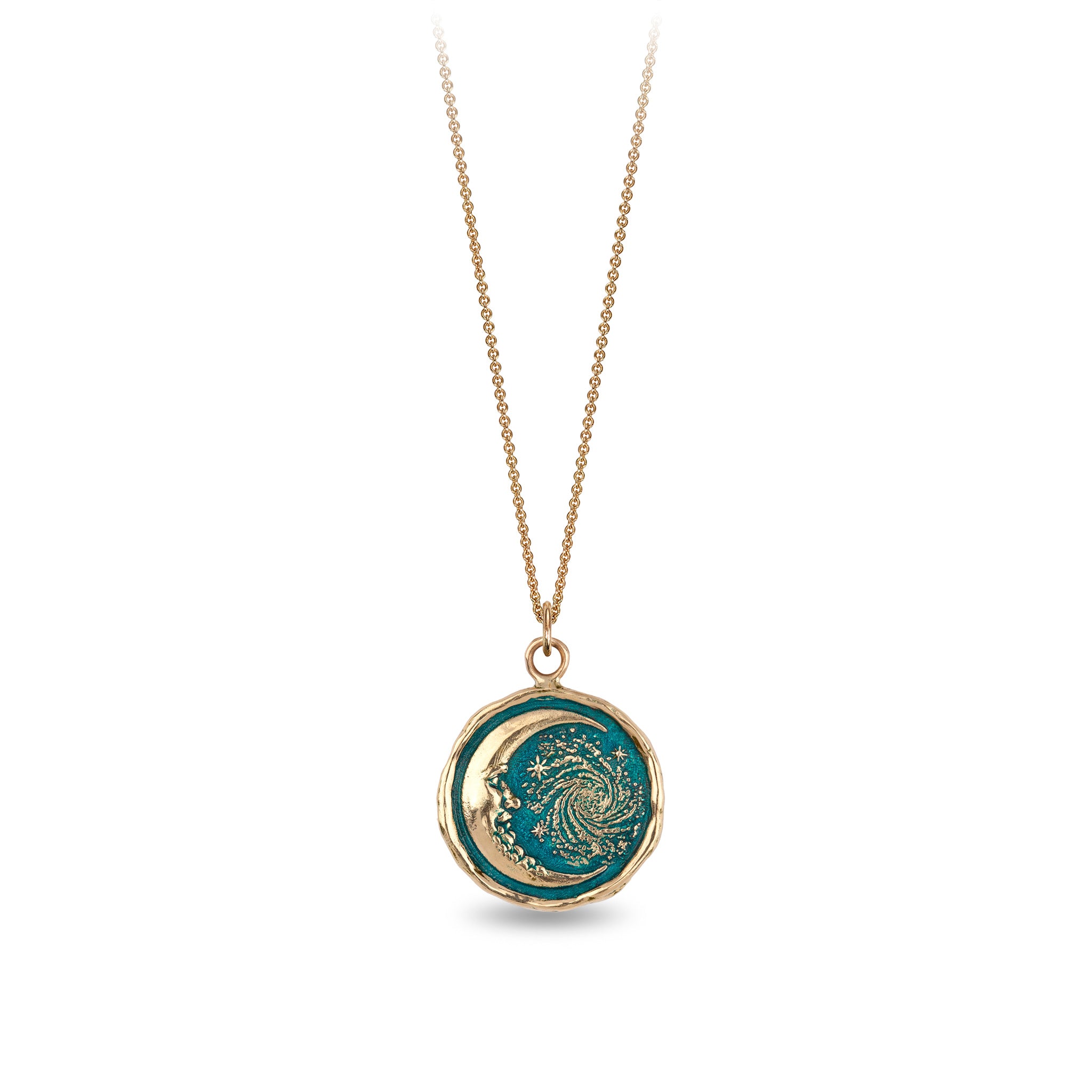 Trust the Universe 14K Gold Talisman - True Colors