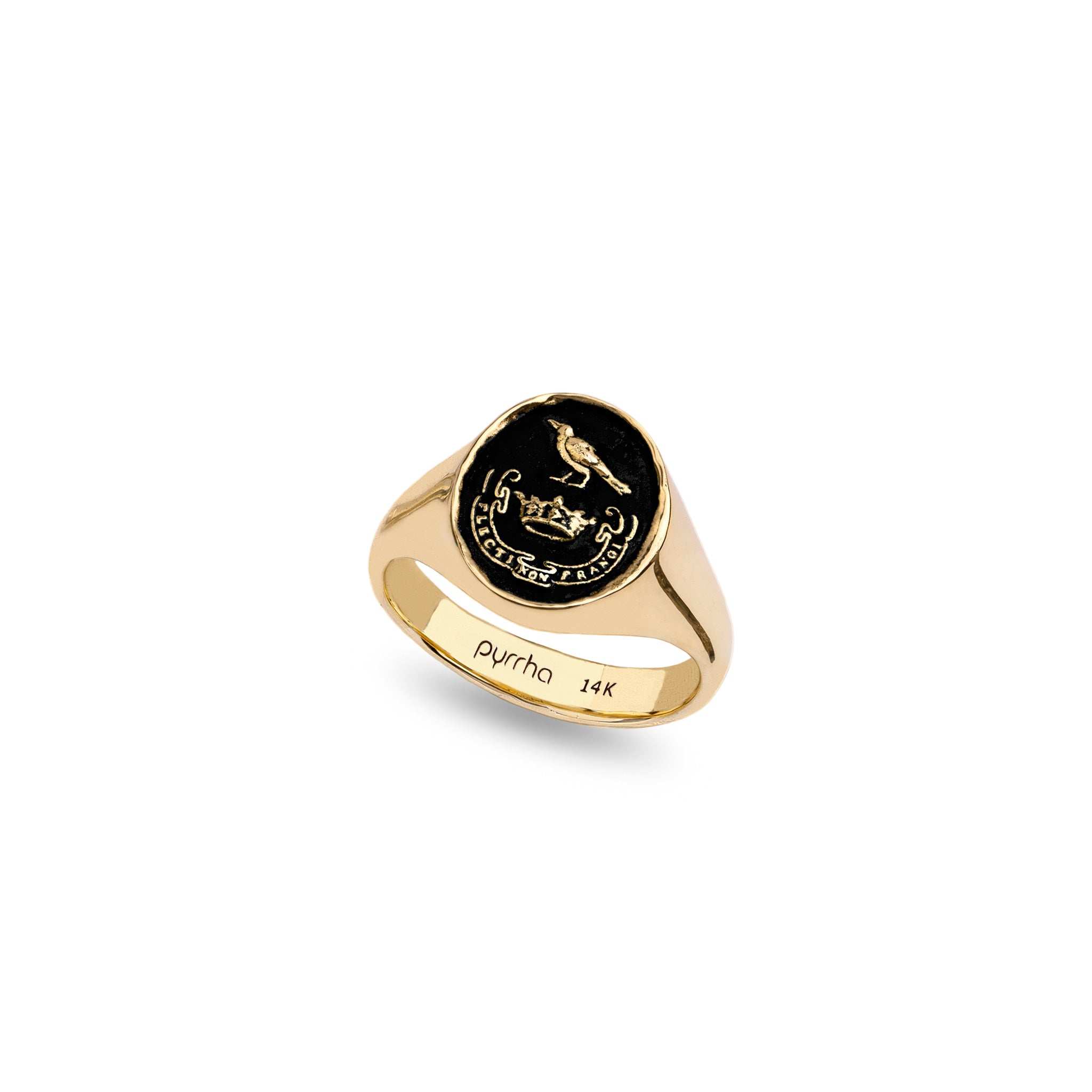 Unbreakable 14K Gold Signet Ring