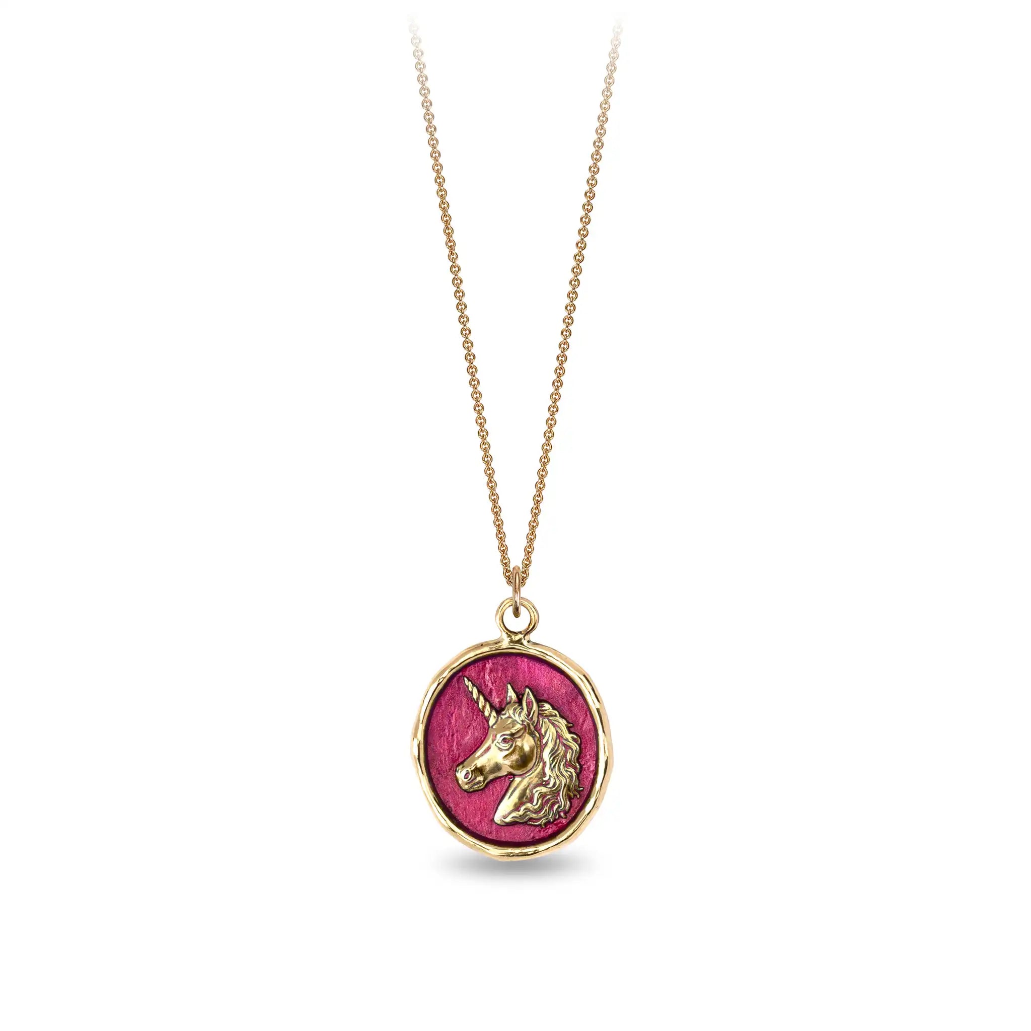 Unicorn 14K Gold Talisman - True Colors