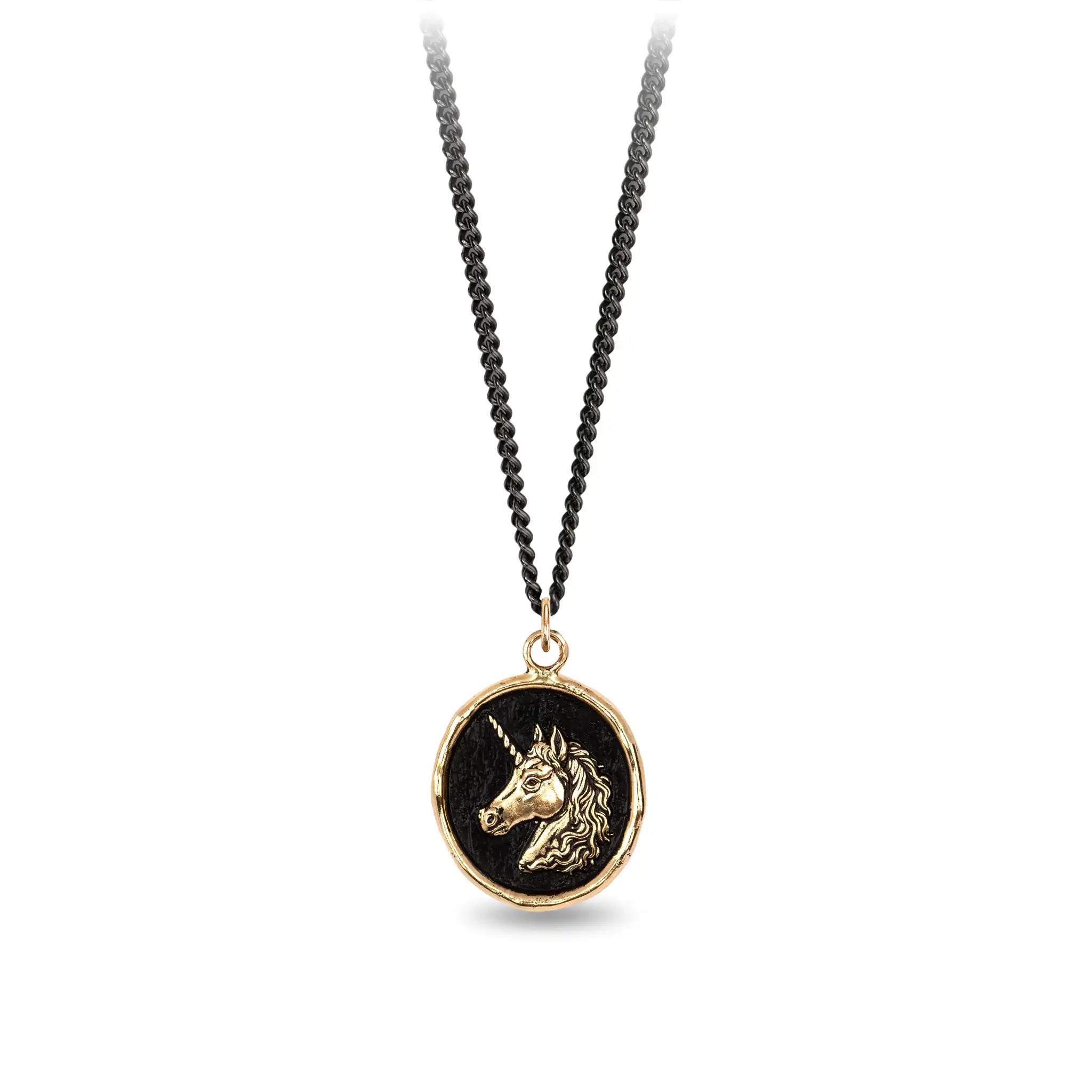 Unicorn 14K Gold Talisman