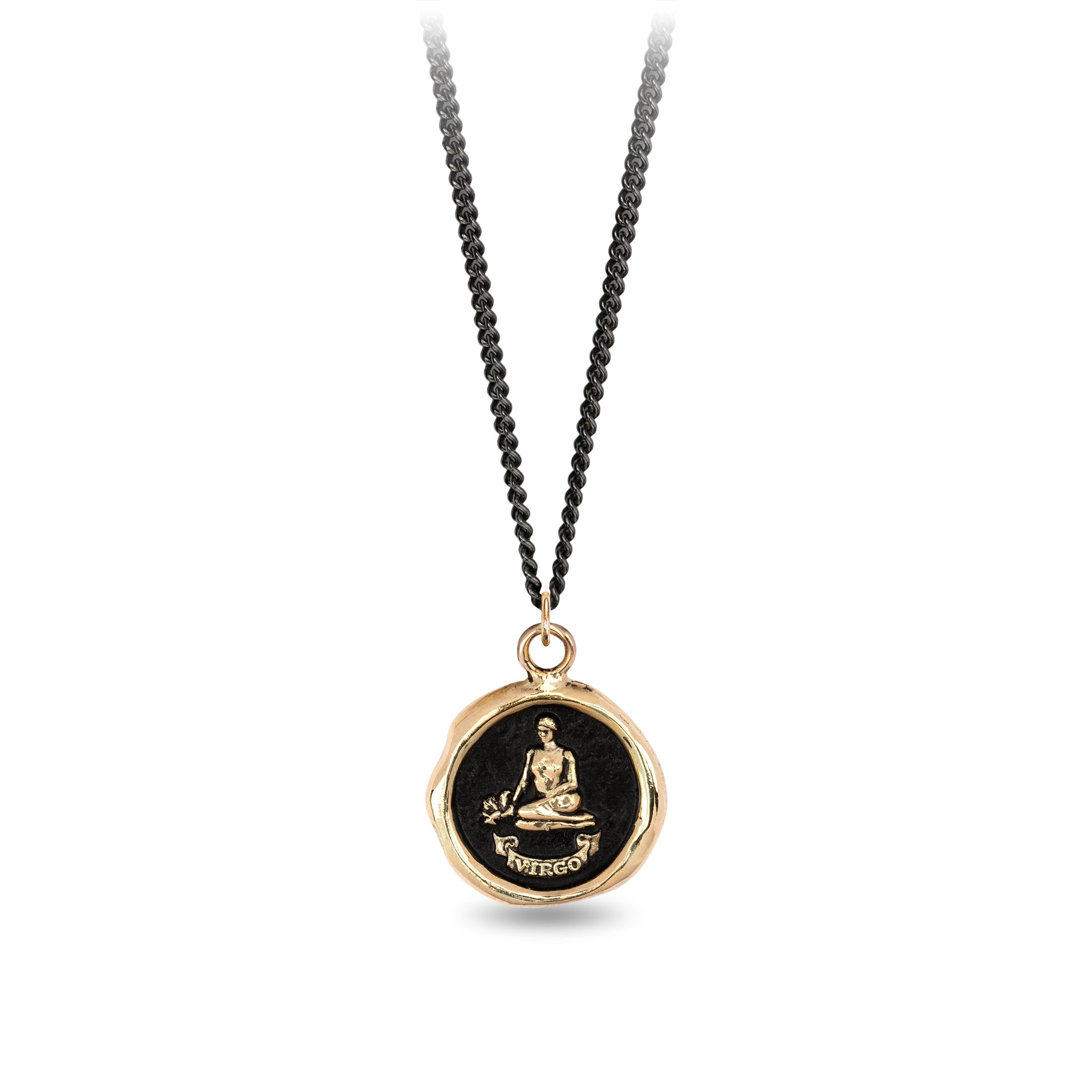 Virgo 14K Gold Zodiac Talisman