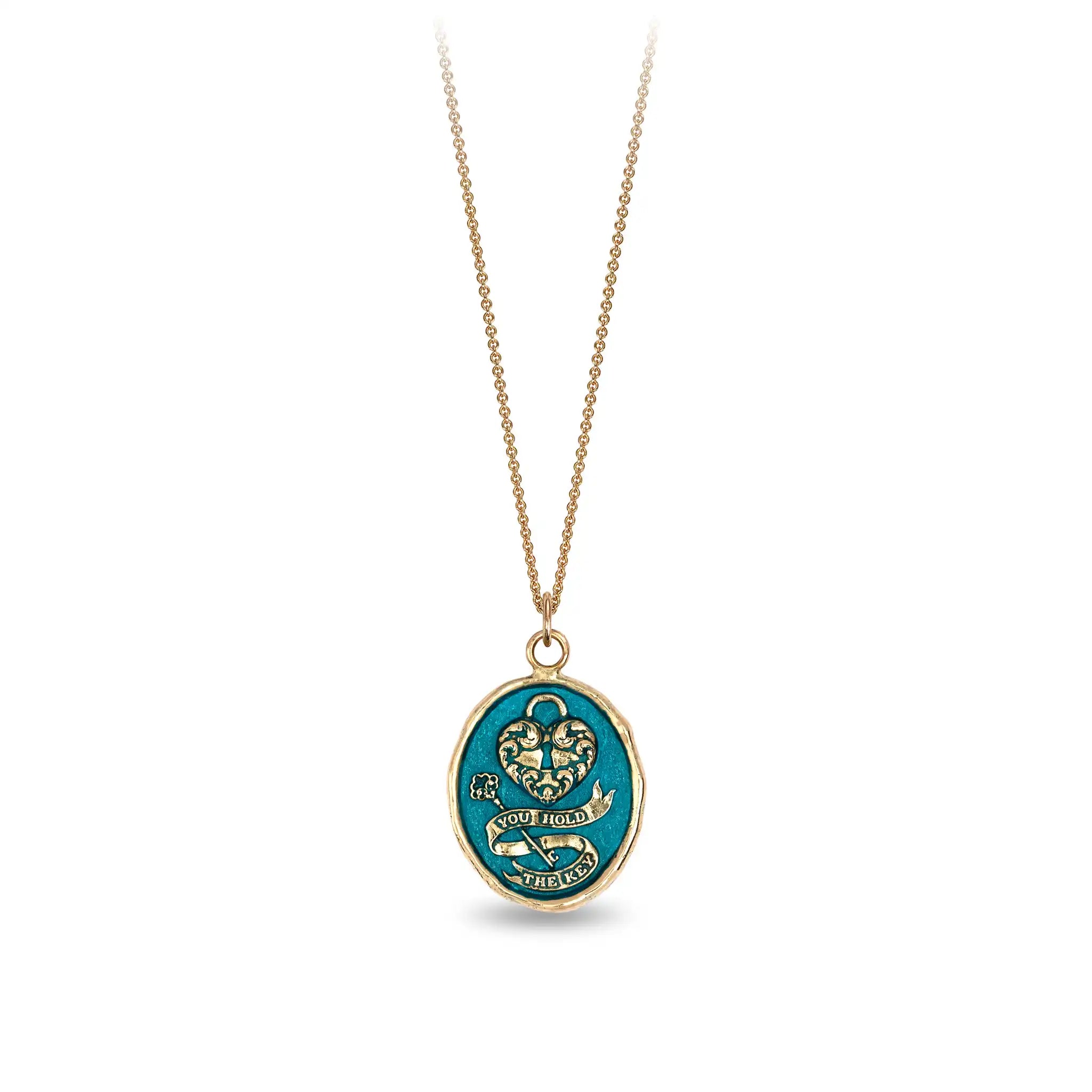 You Hold the Key 14K Gold Talisman - True Colors