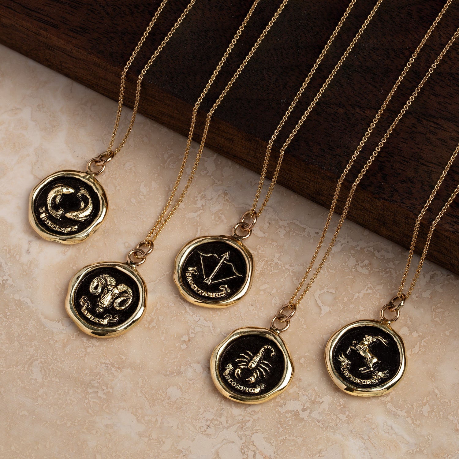 Capricorn 14K Gold Zodiac Talisman