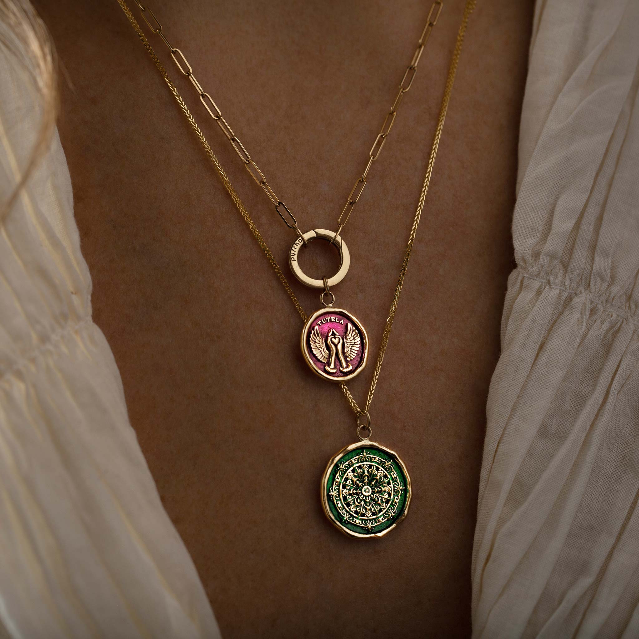 Love & Protection 14K Gold Talisman - True Colors