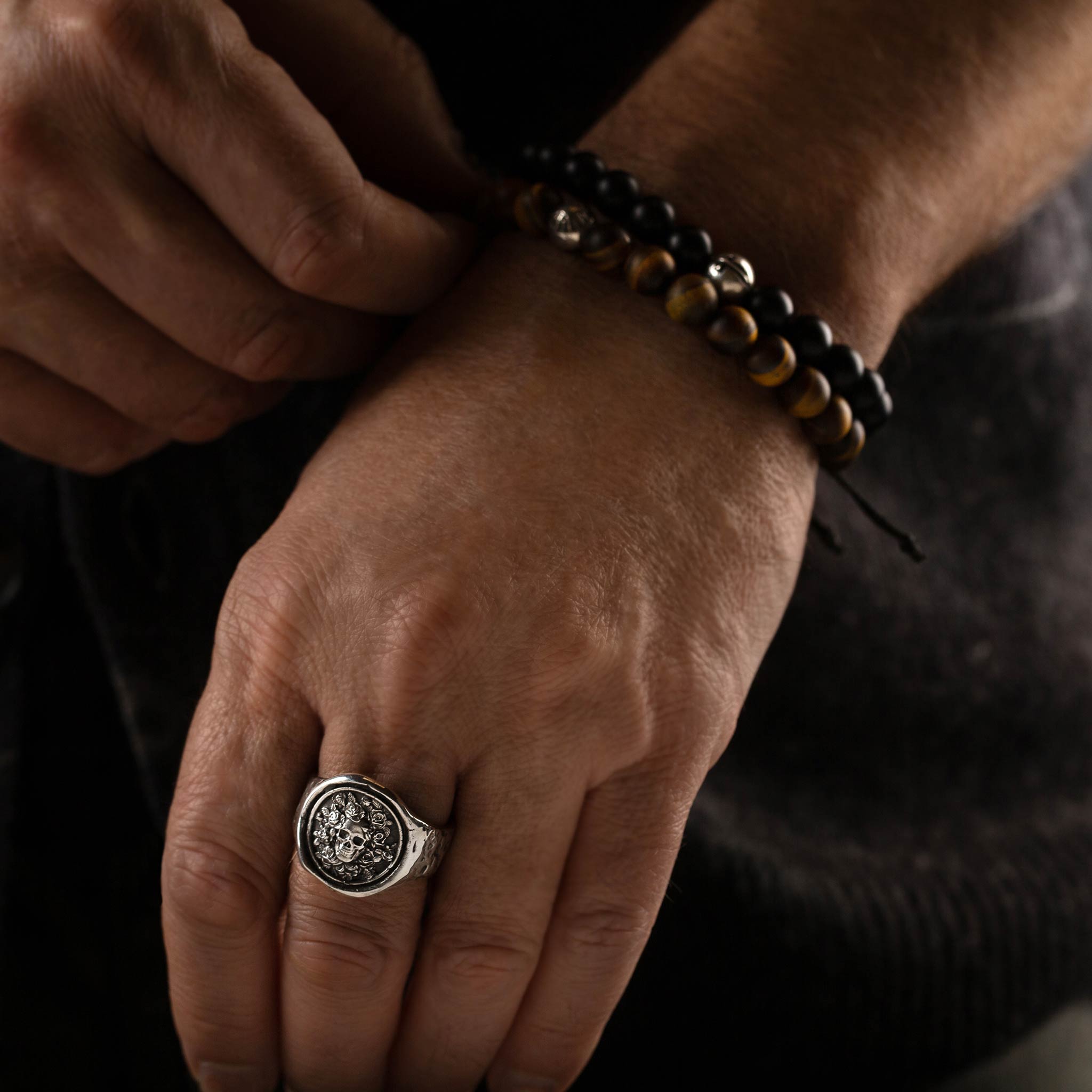 Skull Beaded Bracelet