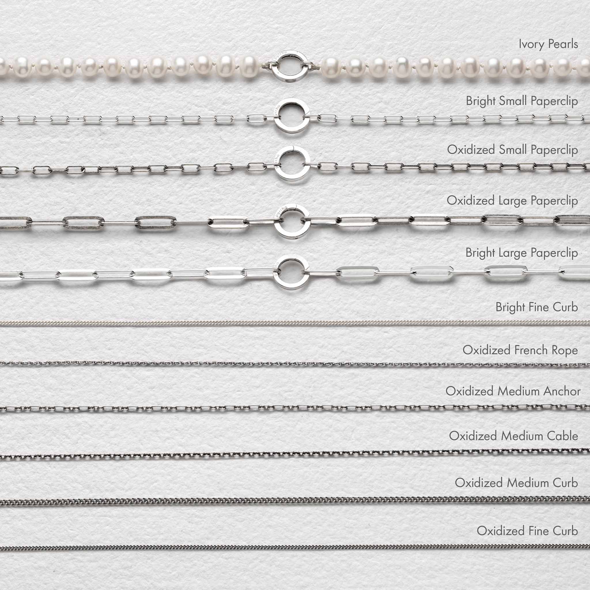 Sterling Silver Chain Options