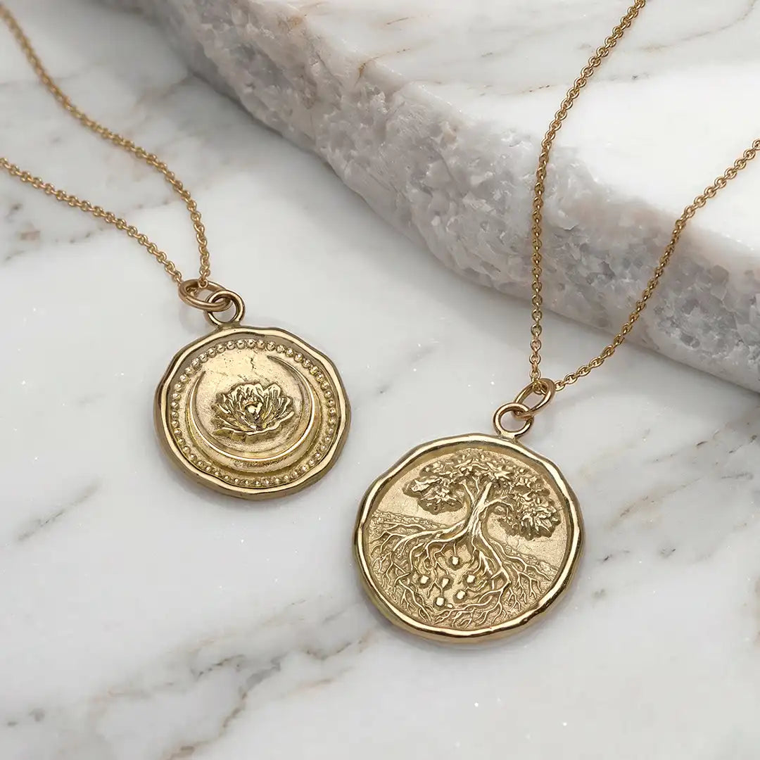 Family Roots 14K Gold Talisman - Unveiled