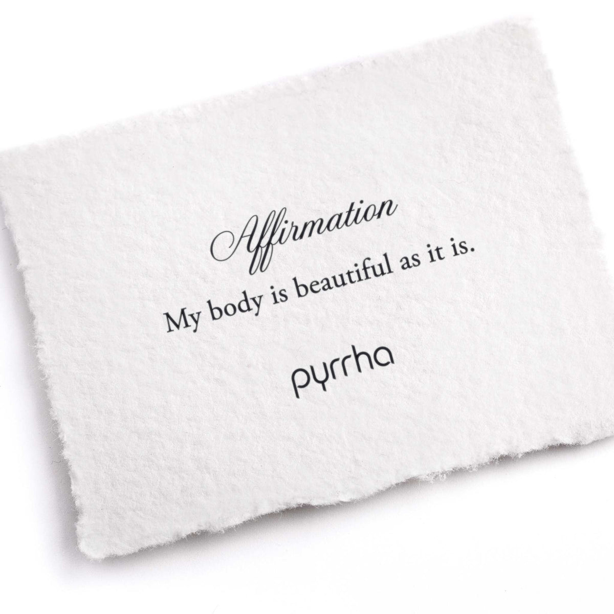 My Body Is Beautiful As It Is Affirmation Talisman