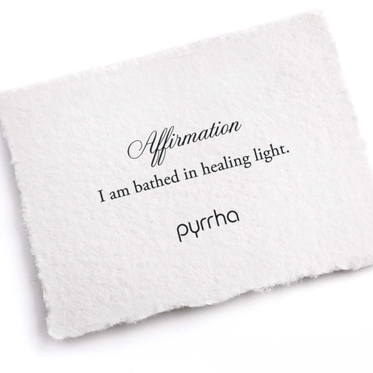 I Am Bathed In Healing Light Affirmation Talisman