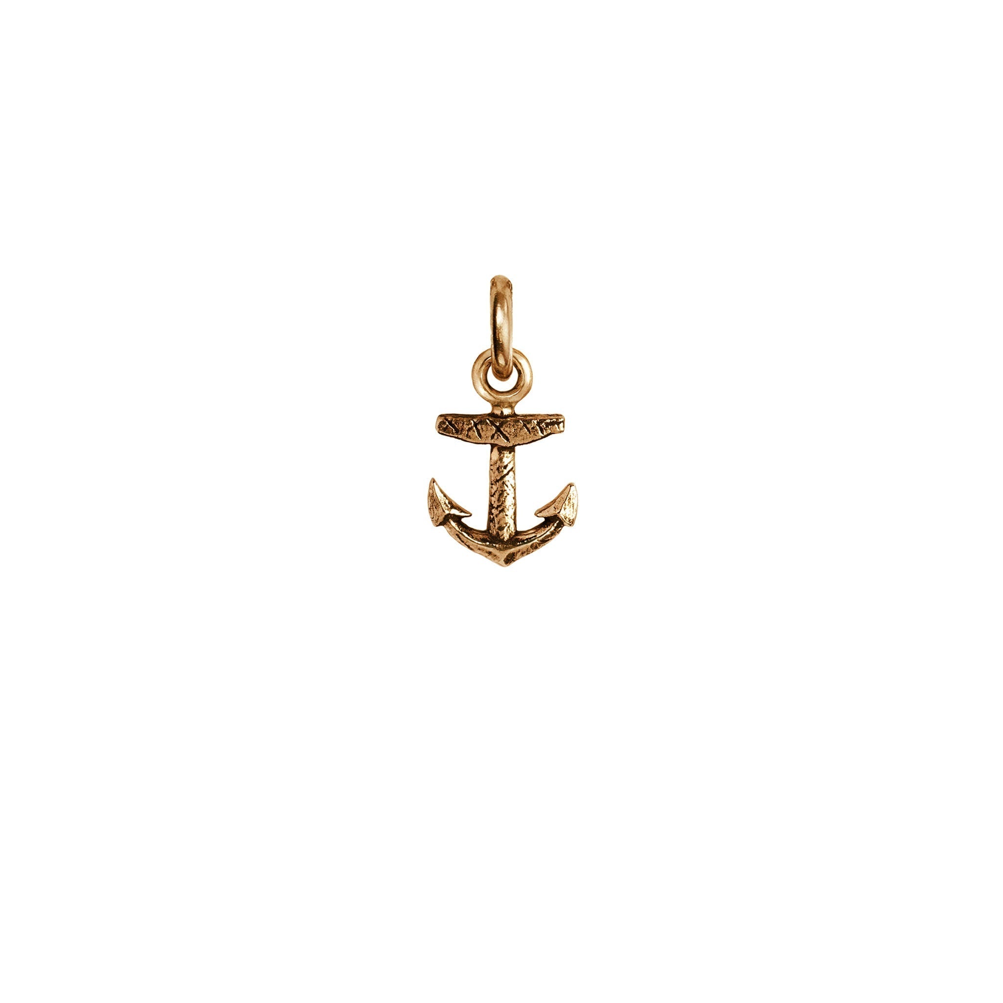 Anchor Symbol Charm - Bronze