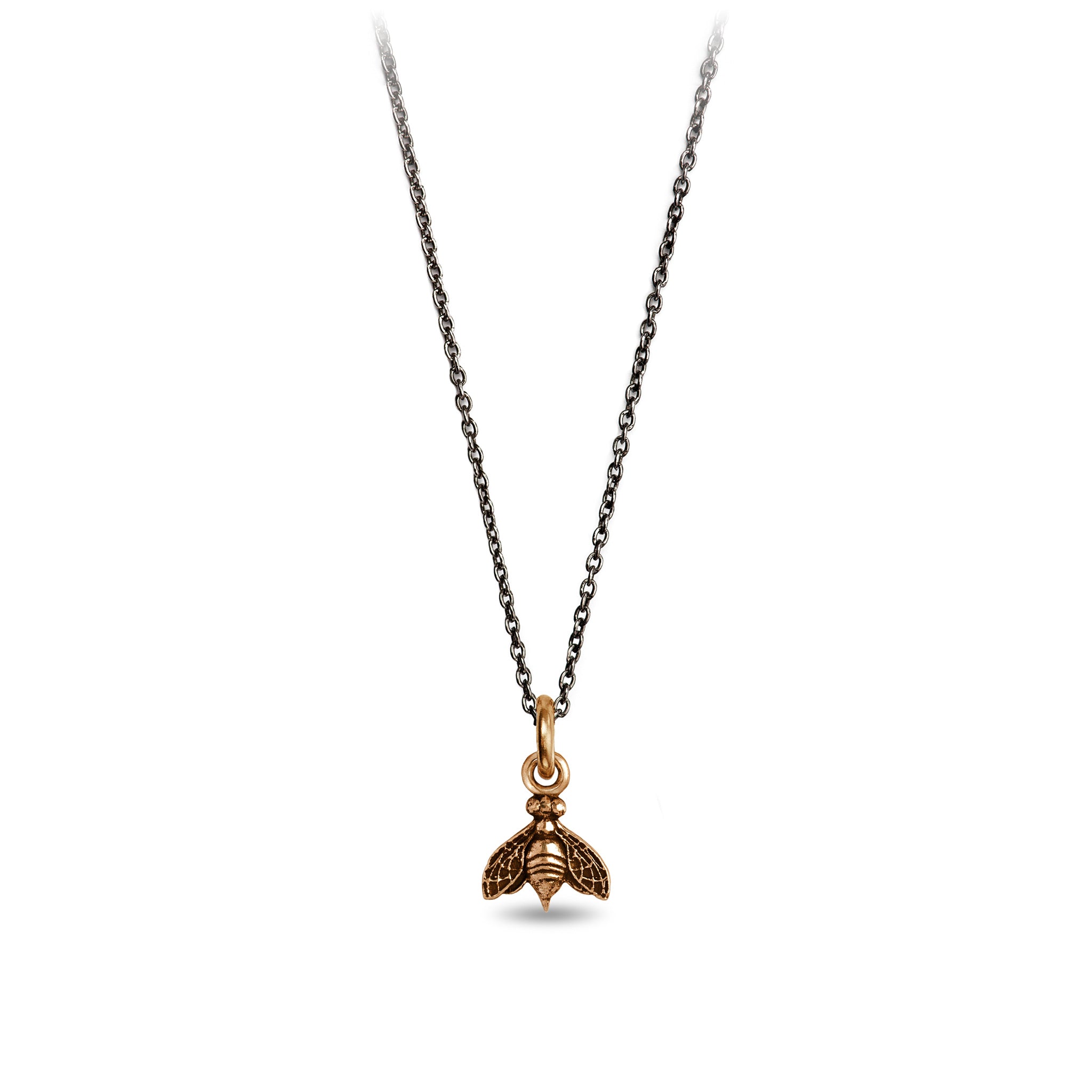 Bee Symbol Charm - Bronze