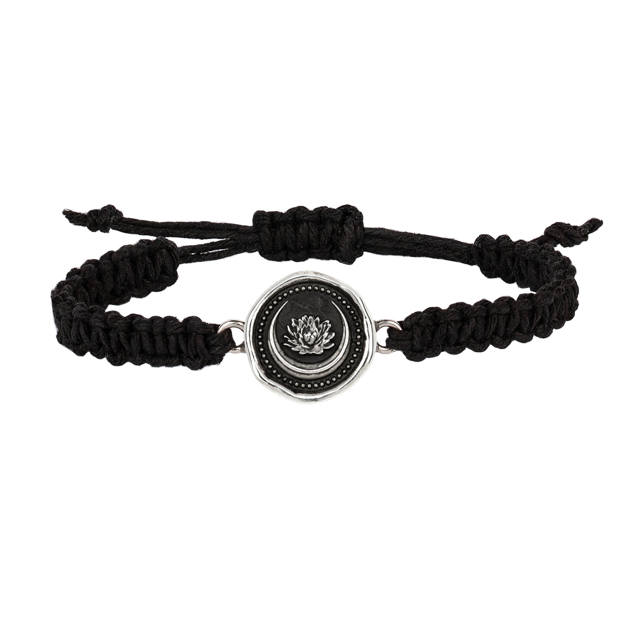 Lotus Flower Braided Bracelet