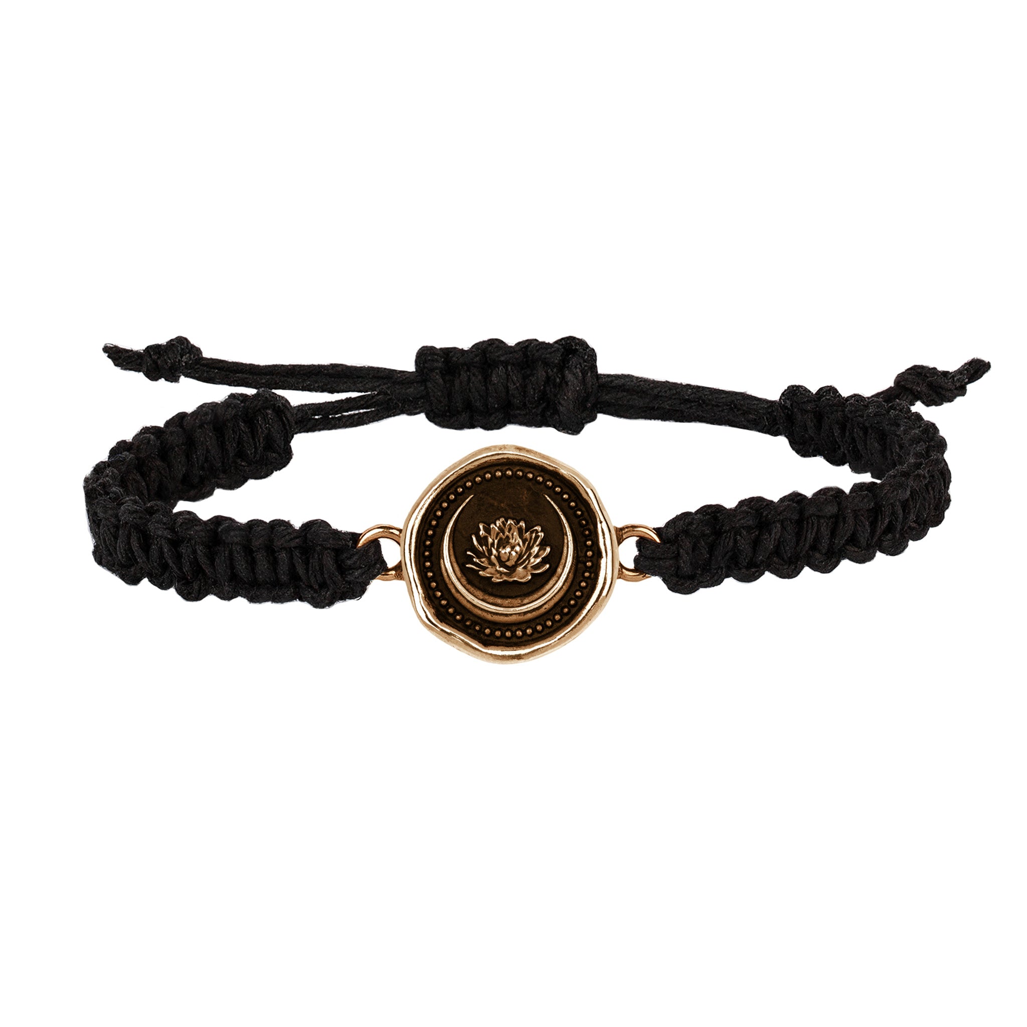 Lotus Flower Braided Bracelet