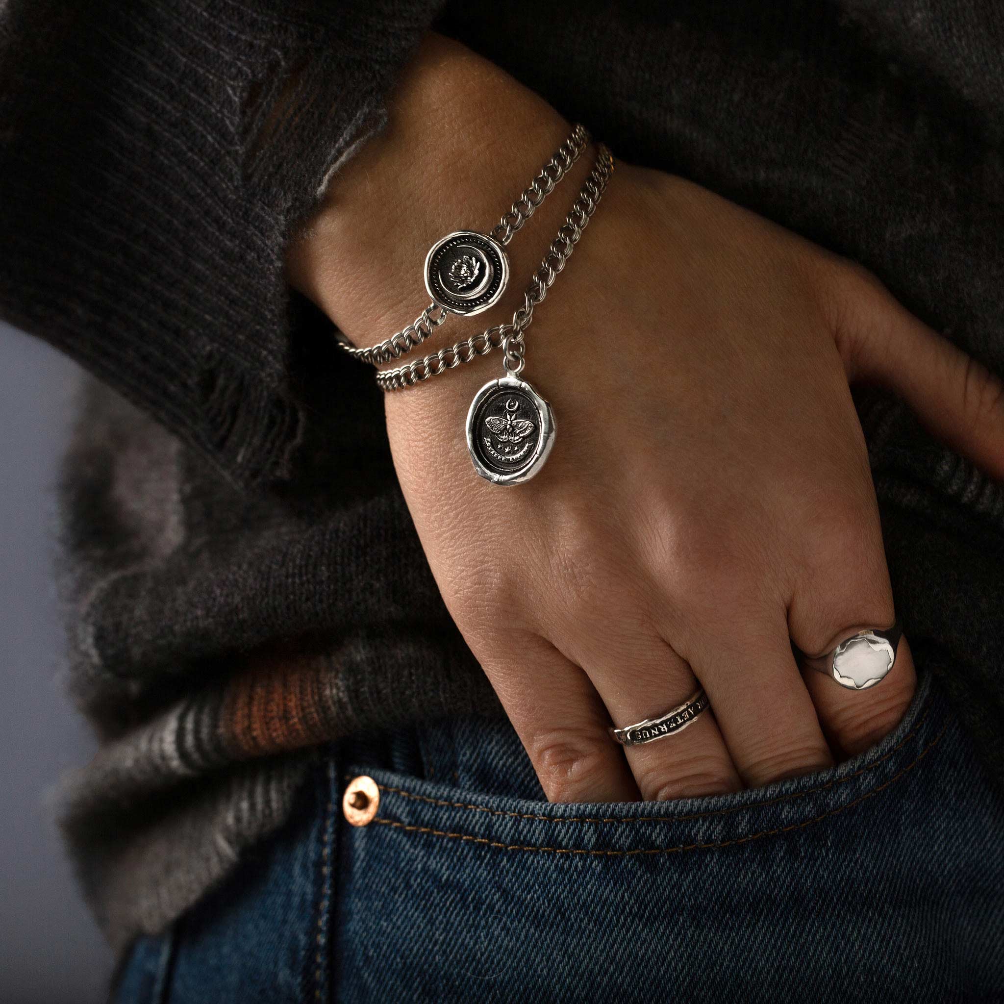 Wave Talisman Chain Bracelet