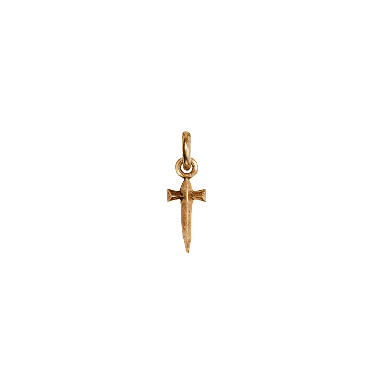 Dagger Symbol Charm - Bronze