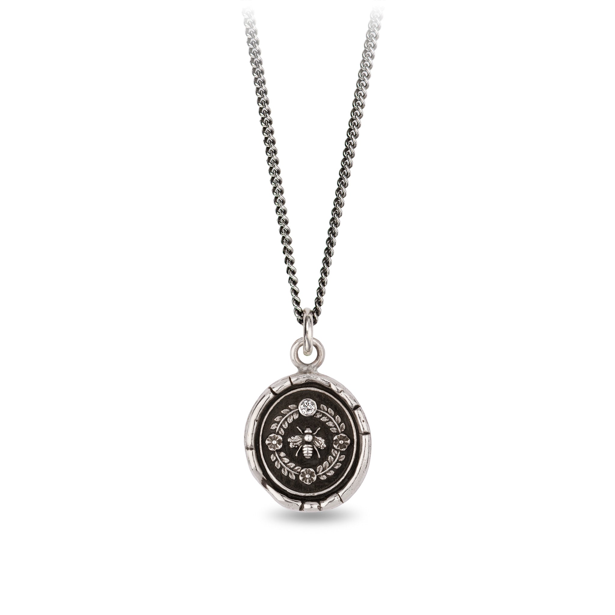 Honeybee Diamond Set Talisman