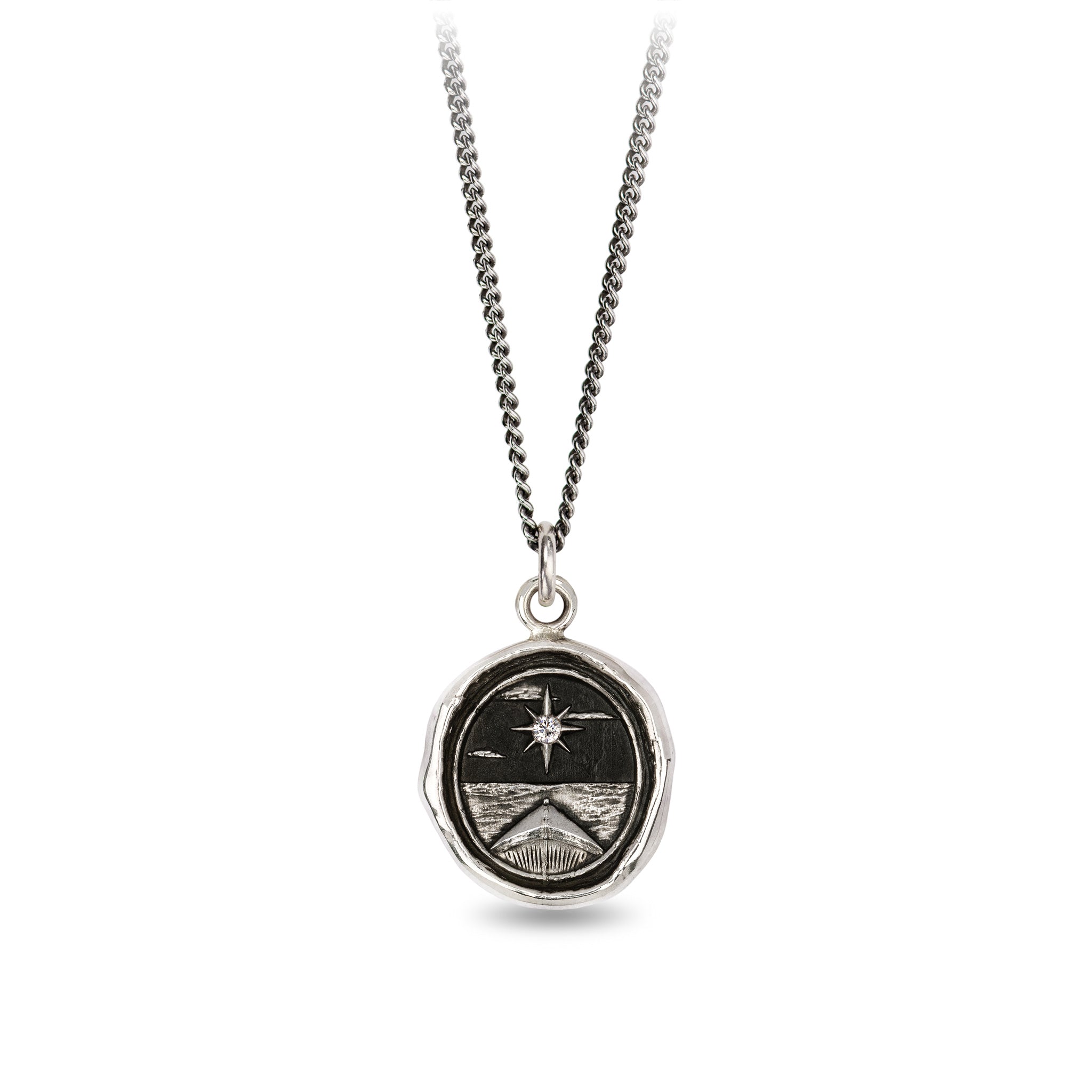 North Star Diamond Set Talisman