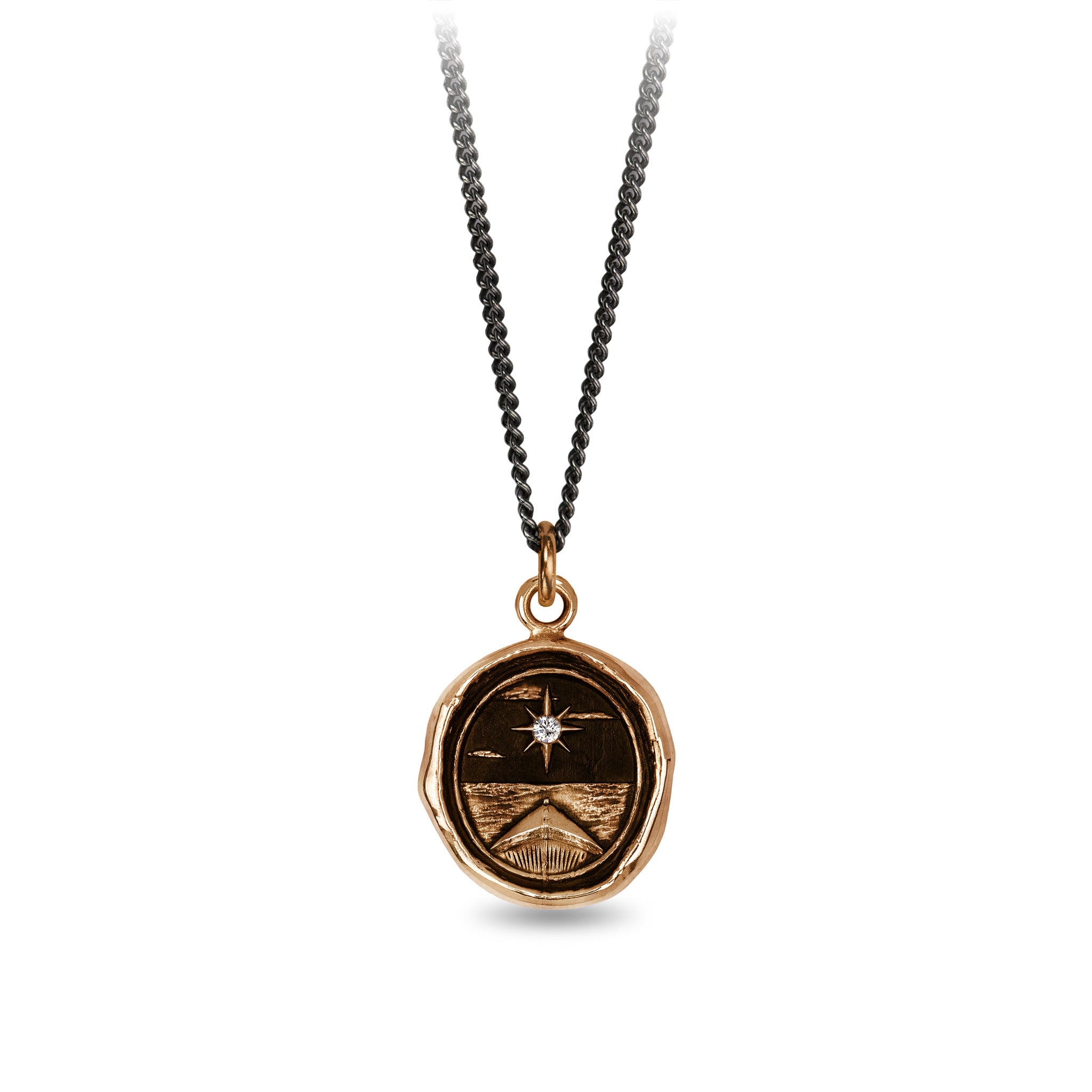 North Star Diamond Set Talisman