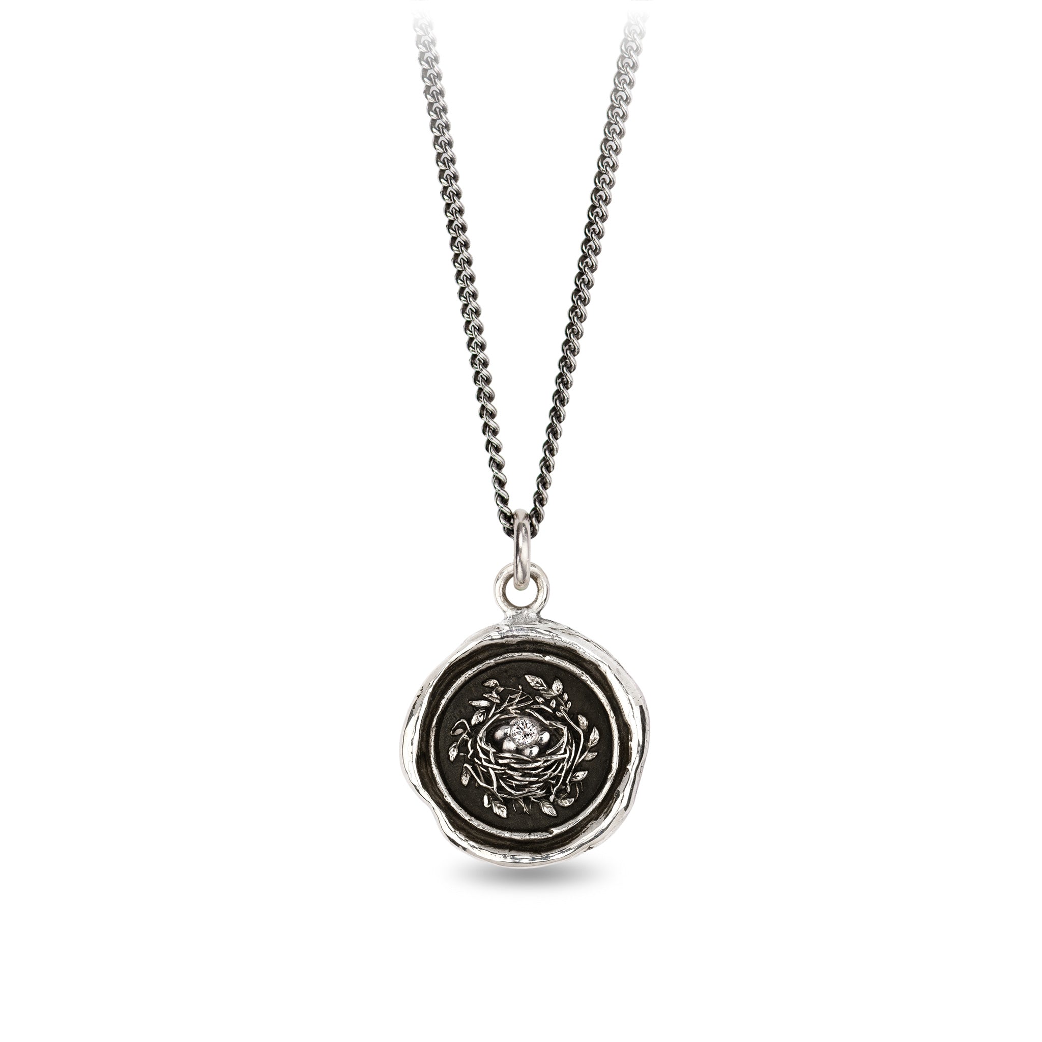 Safe and Sound Diamond Set Talisman