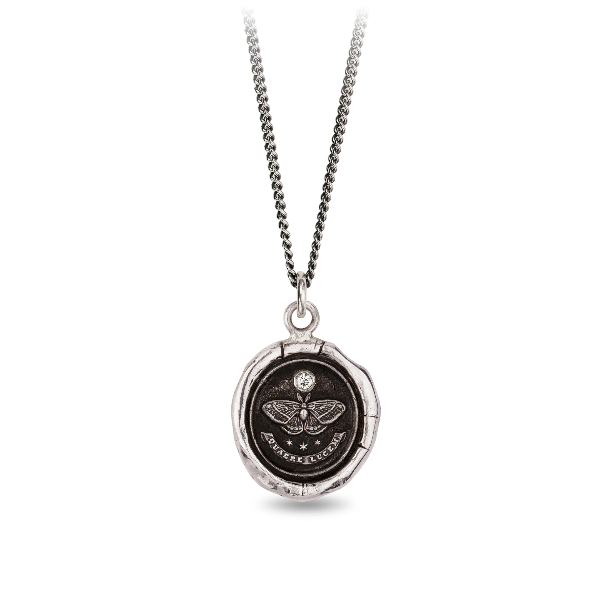 Seek the Light Diamond Set Talisman