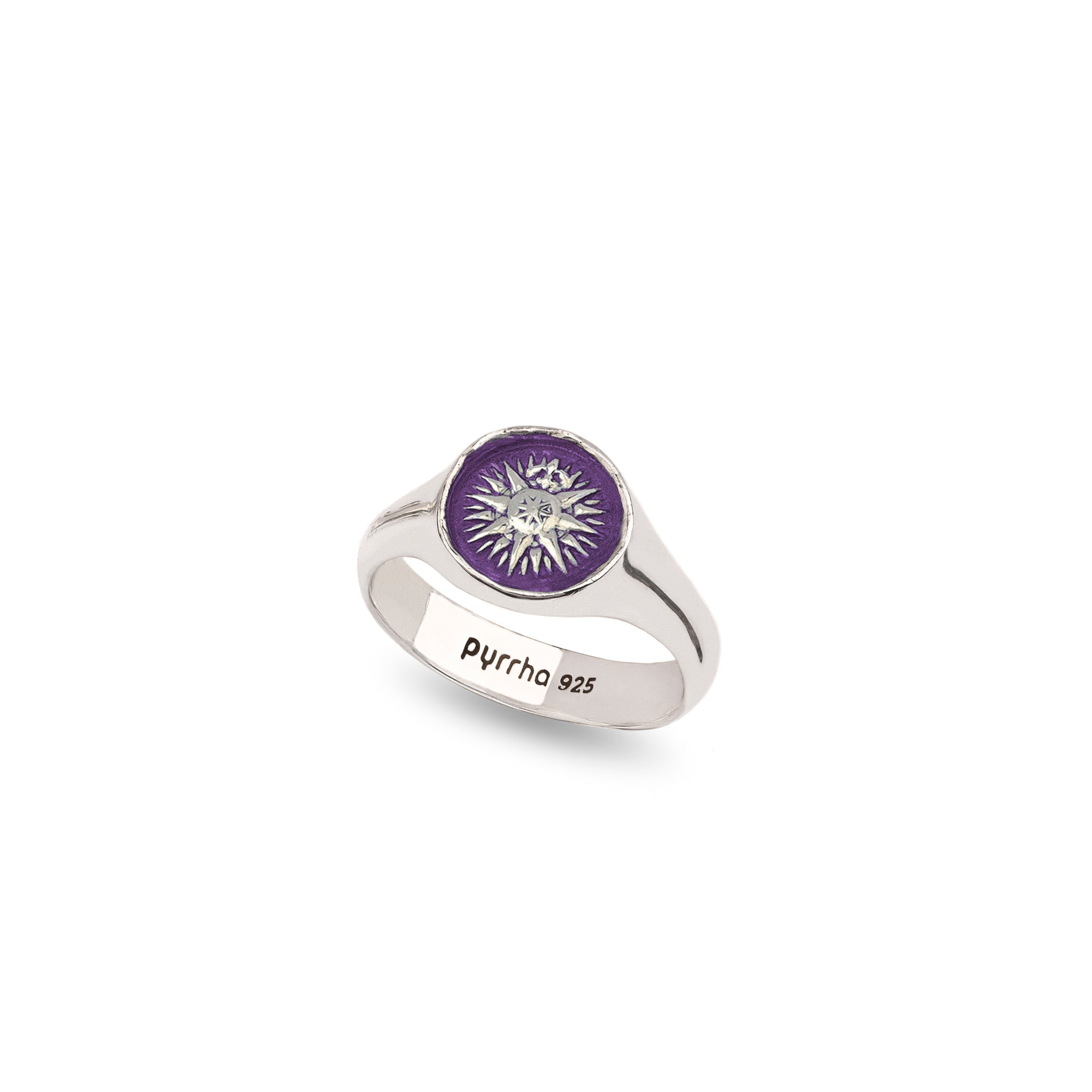 Direction Signet Ring - Mystic Violet