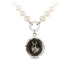 Embrace Your Dark Side Knotted Freshwater Pearl Necklace