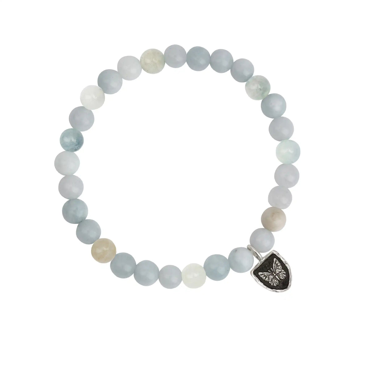 Ever Changing Appreciation Charm Stone Stretch Bracelet