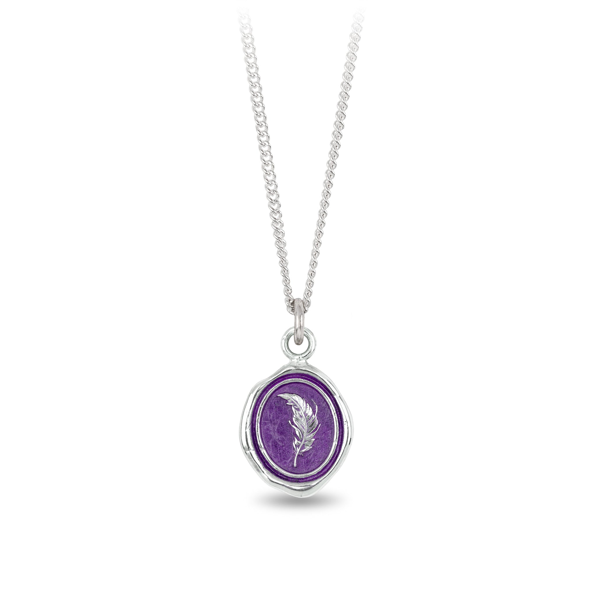 Feather Talisman - Mystic Violet