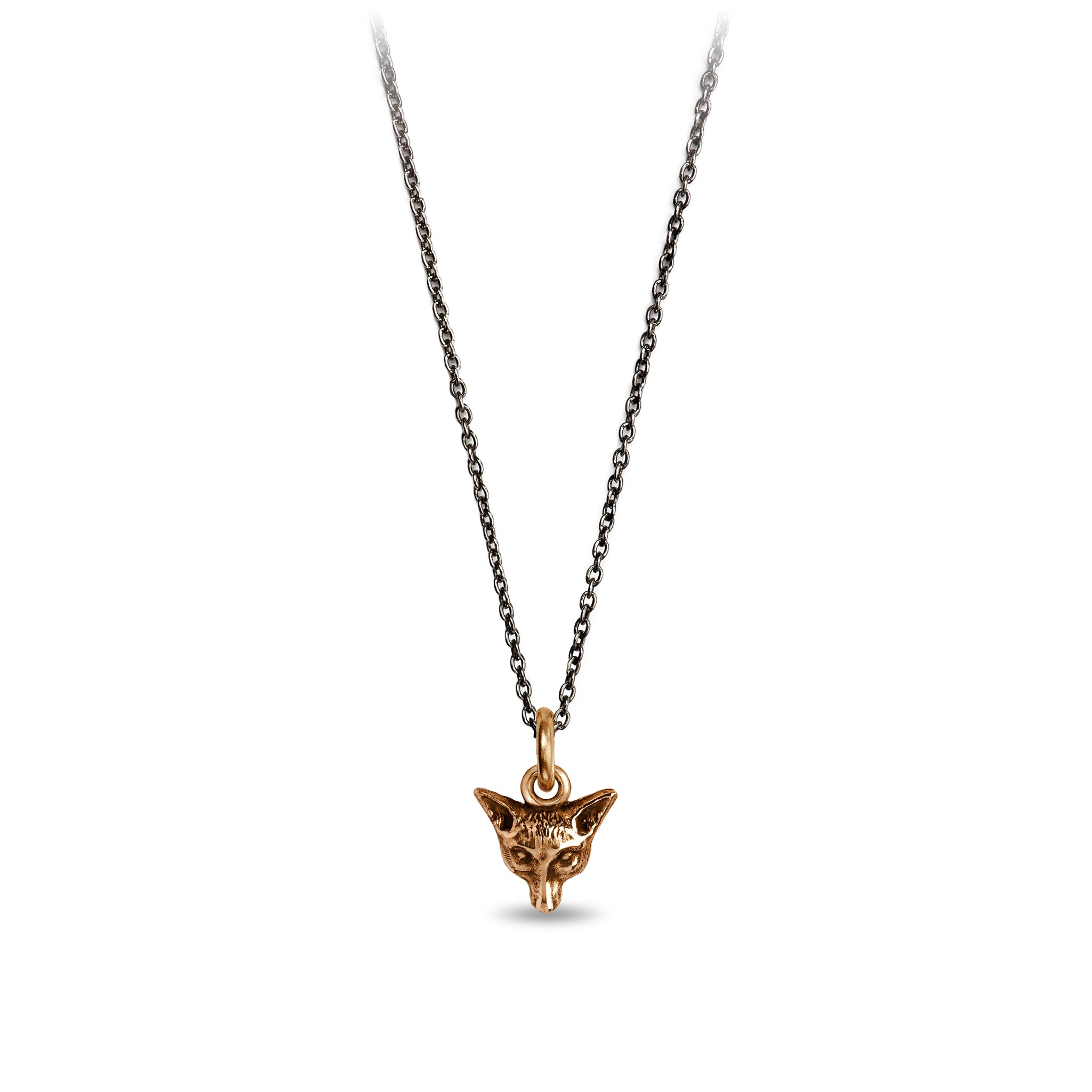 Fox Symbol Charm - Bronze
