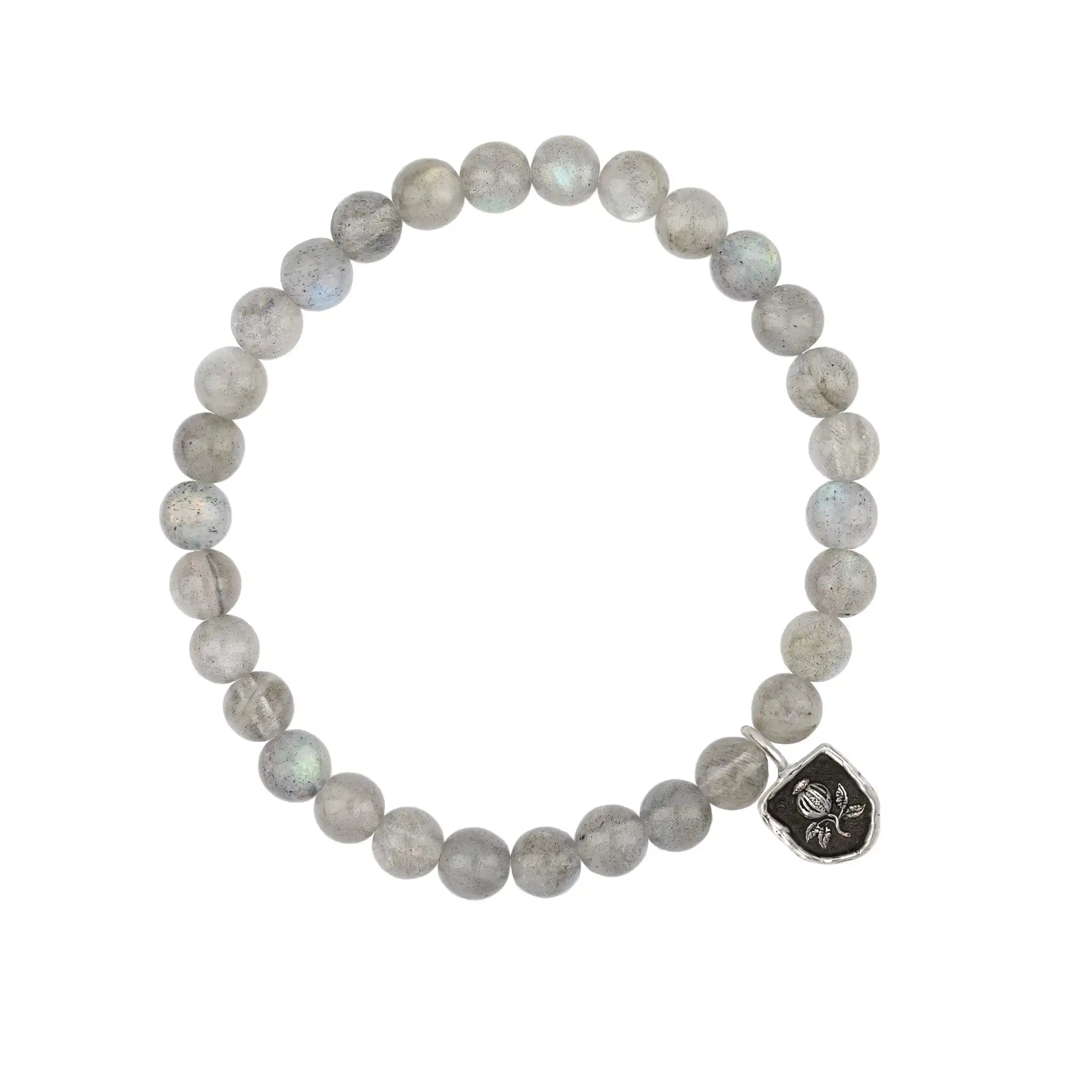 Full of Life Appreciation Charm Stone Stretch Bracelet