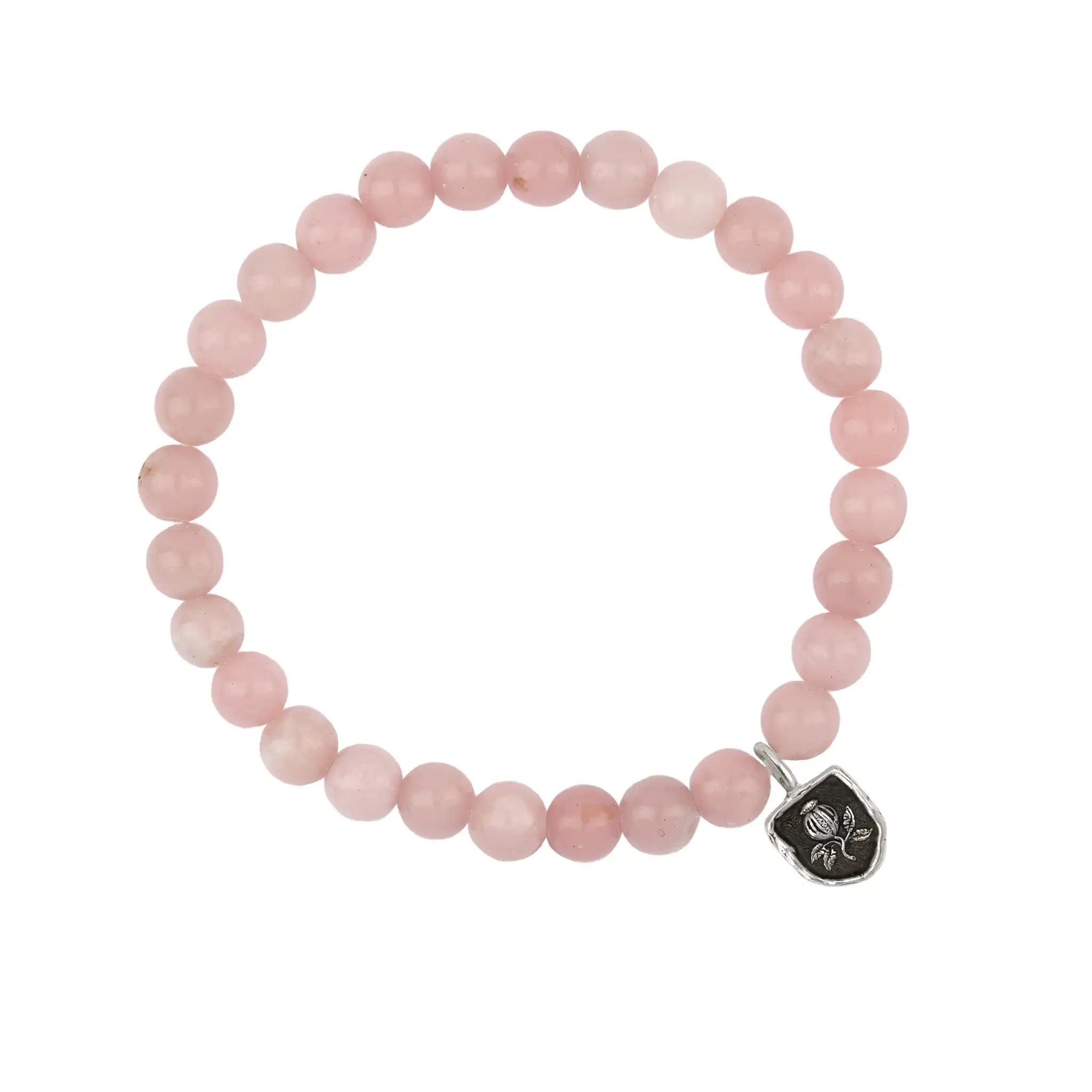 Full of Life Appreciation Charm Stone Stretch Bracelet