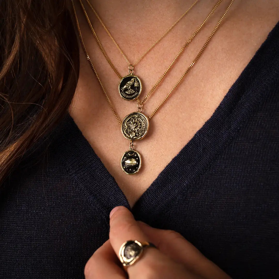 Inner Vision 14K Gold Talisman