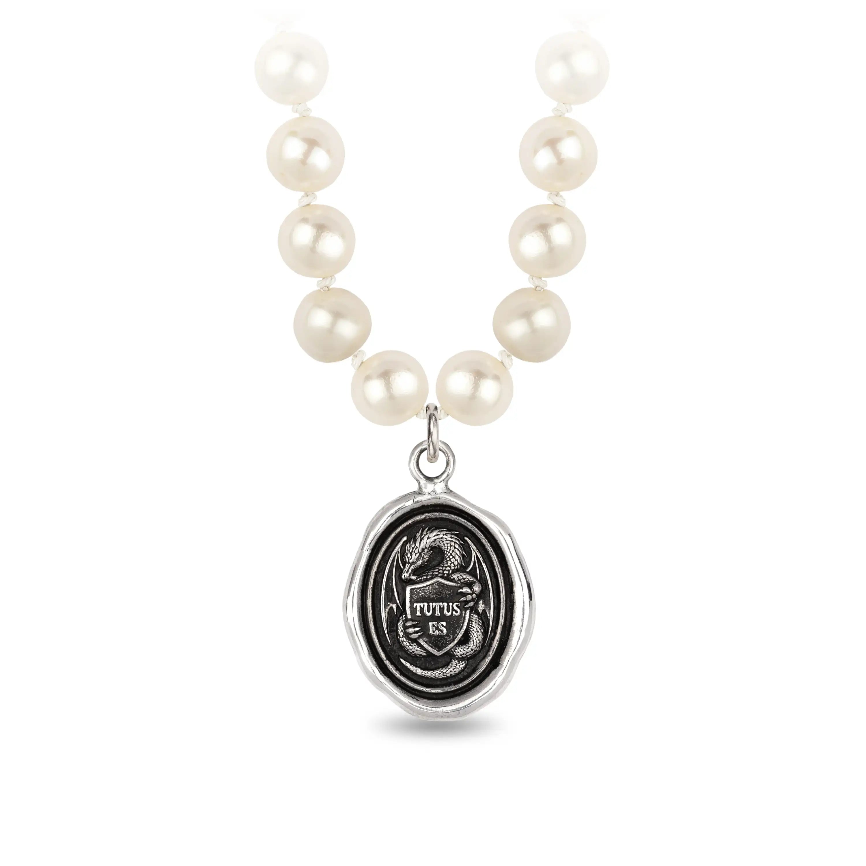 Guardian Freshwater Pearl Necklace - Ivory
