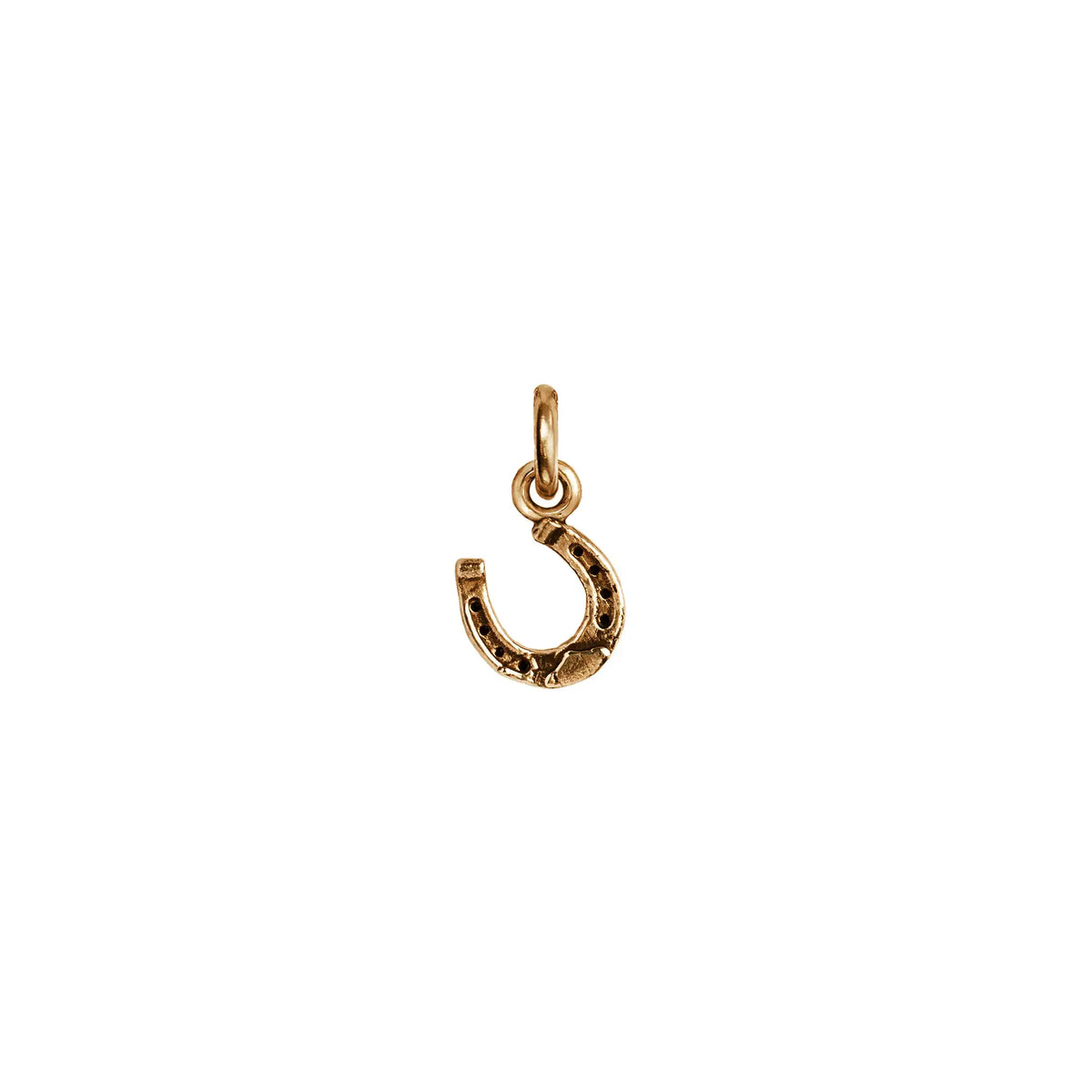 Horseshoe Symbol Charm - Bronze